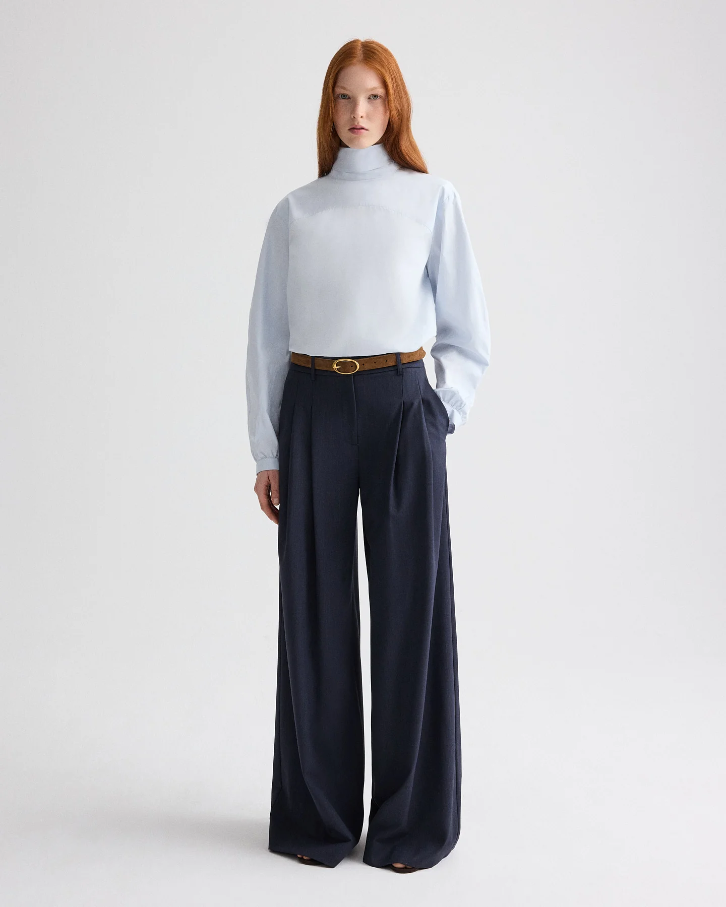 Next Didi Pant in Italian Wool Twill - Image 3