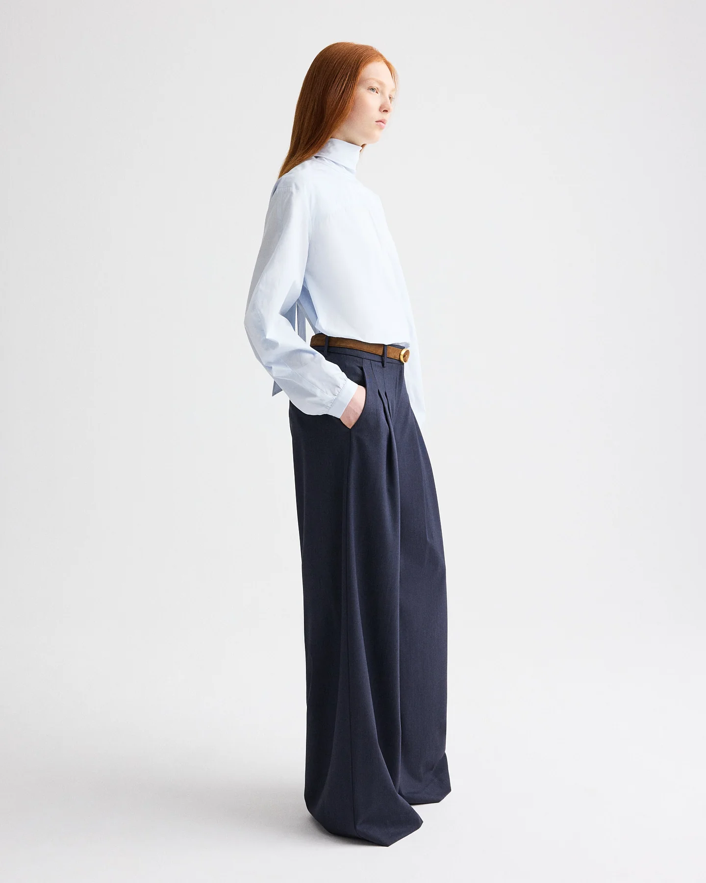 Next Didi Pant in Italian Wool Twill - Image 4