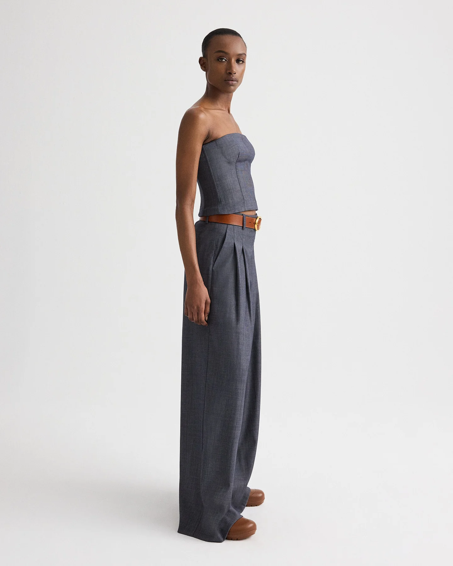Next Didi Pant in Lightweight Viscose Wool - Image 4