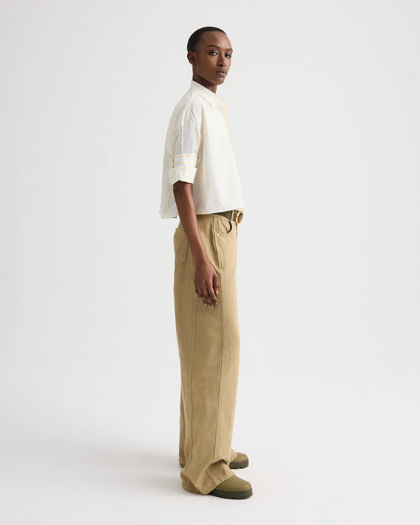 Next Ex Shirt in Yarn Dyed Cotton Stripe - Image 4