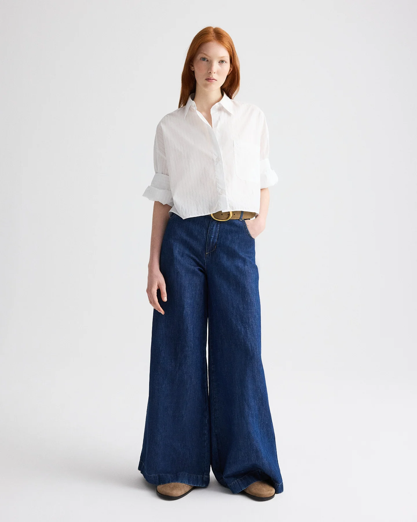 Next Ex Shirt in Drop Needle Shirting - Image 3