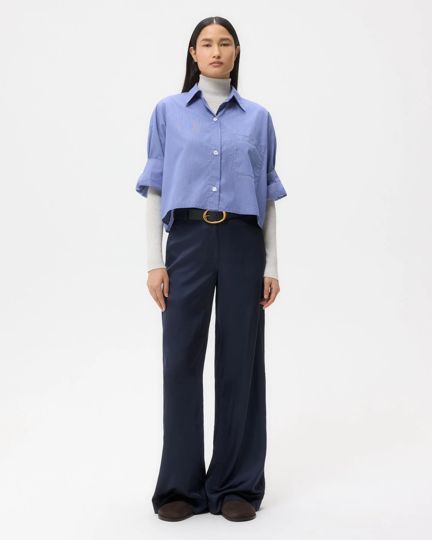 Next Ex Shirt in Cotton Poplin - Image 3