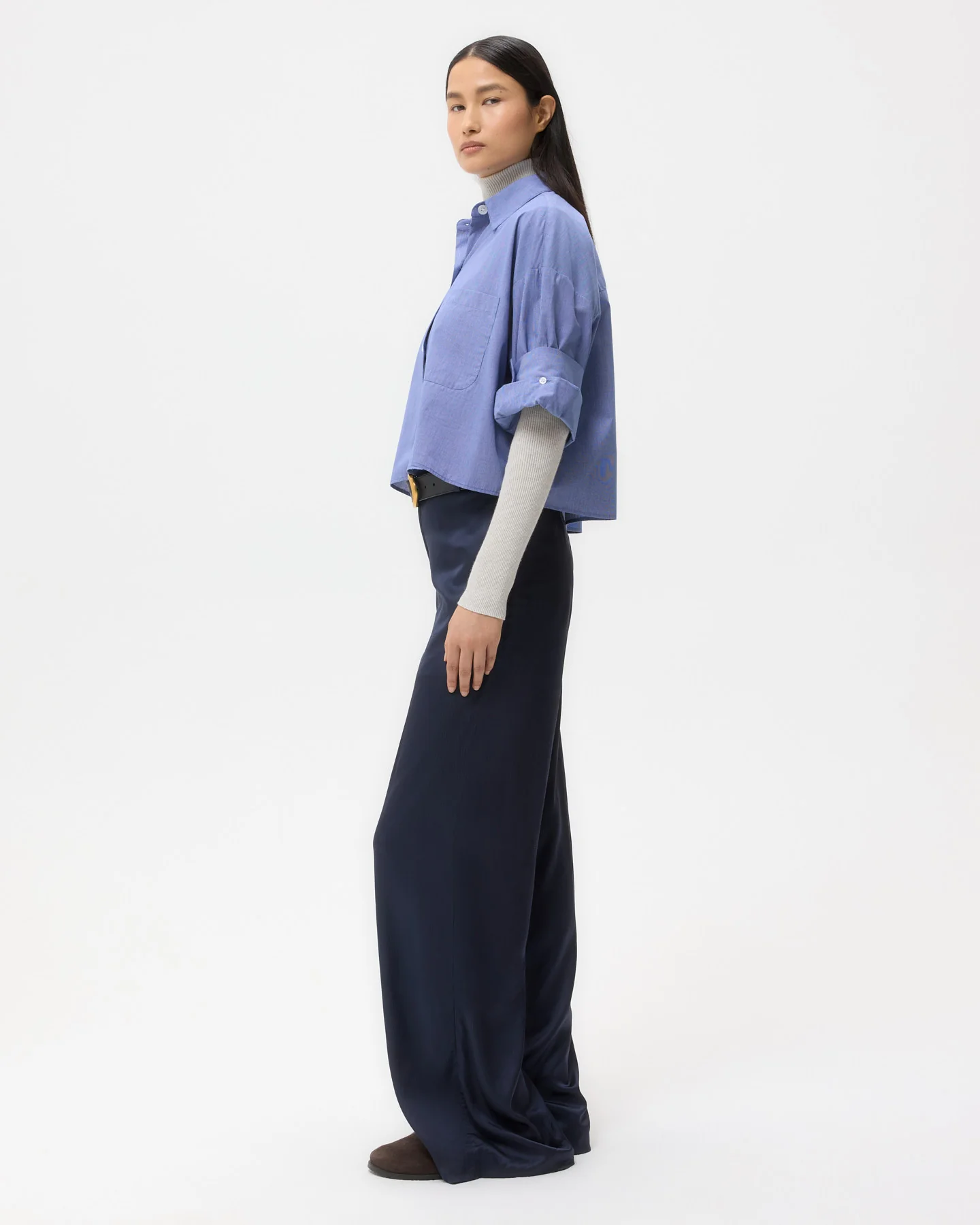 Next Ex Shirt in Cotton Poplin - Image 4