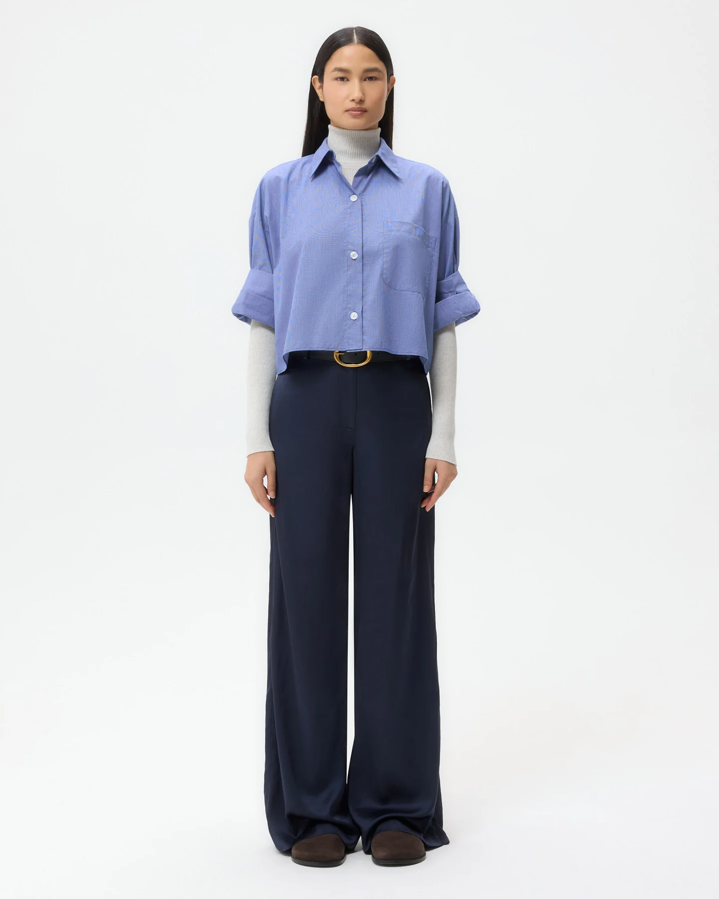 Next Ex Shirt in Cotton Poplin - Image 6
