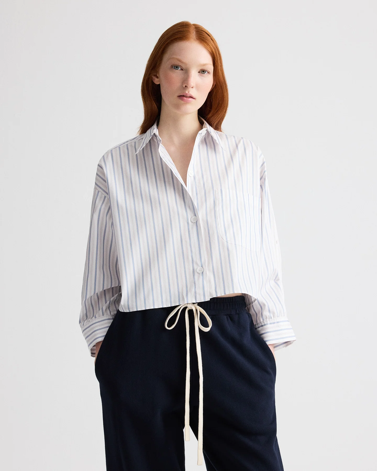 Next Ex Shirt in Mini Awning Stripe - Image 3
