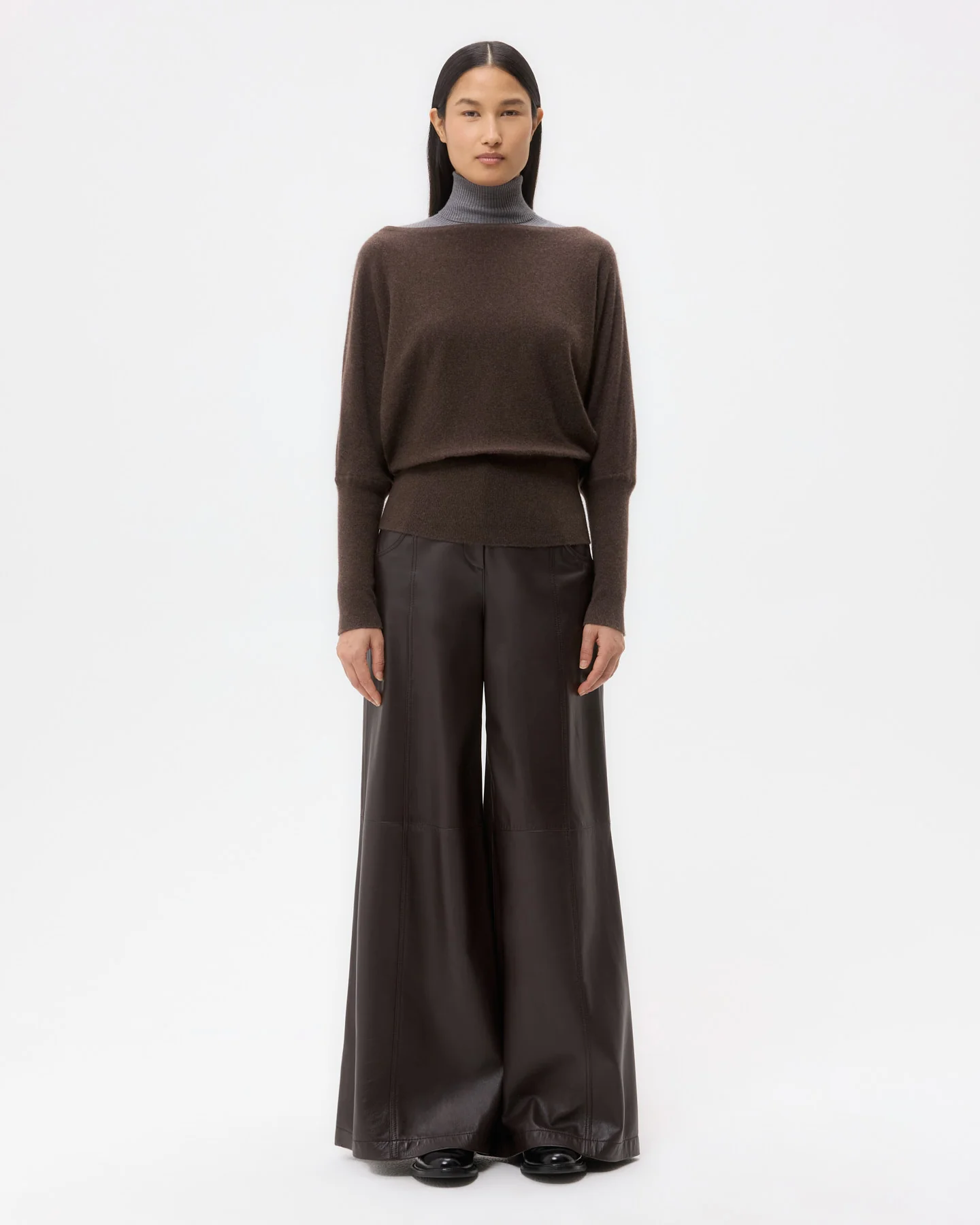 Off The Shoulder Knit in Cashmere - Image 6