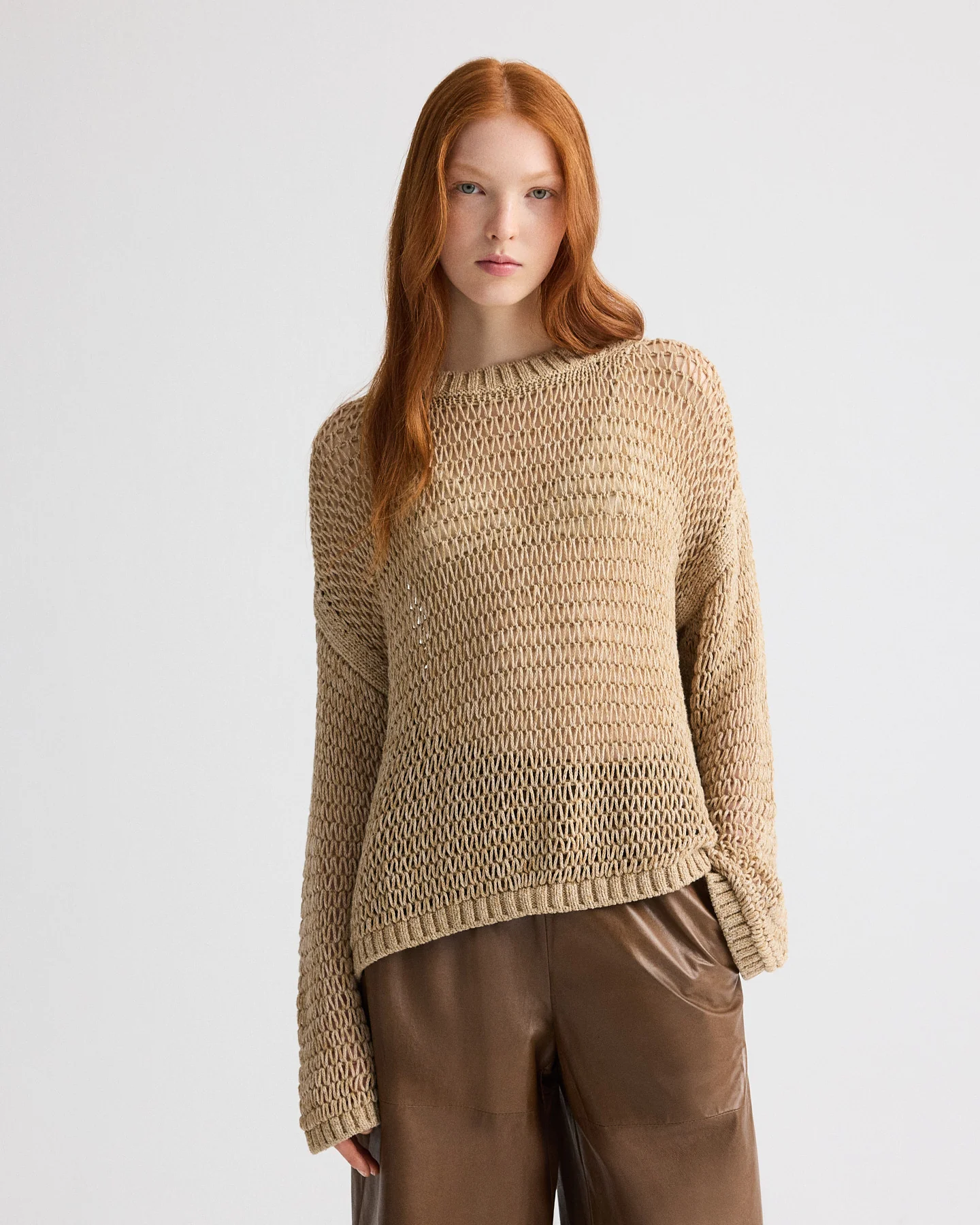 Open Range Sweater in Cotton Wool - Image 2