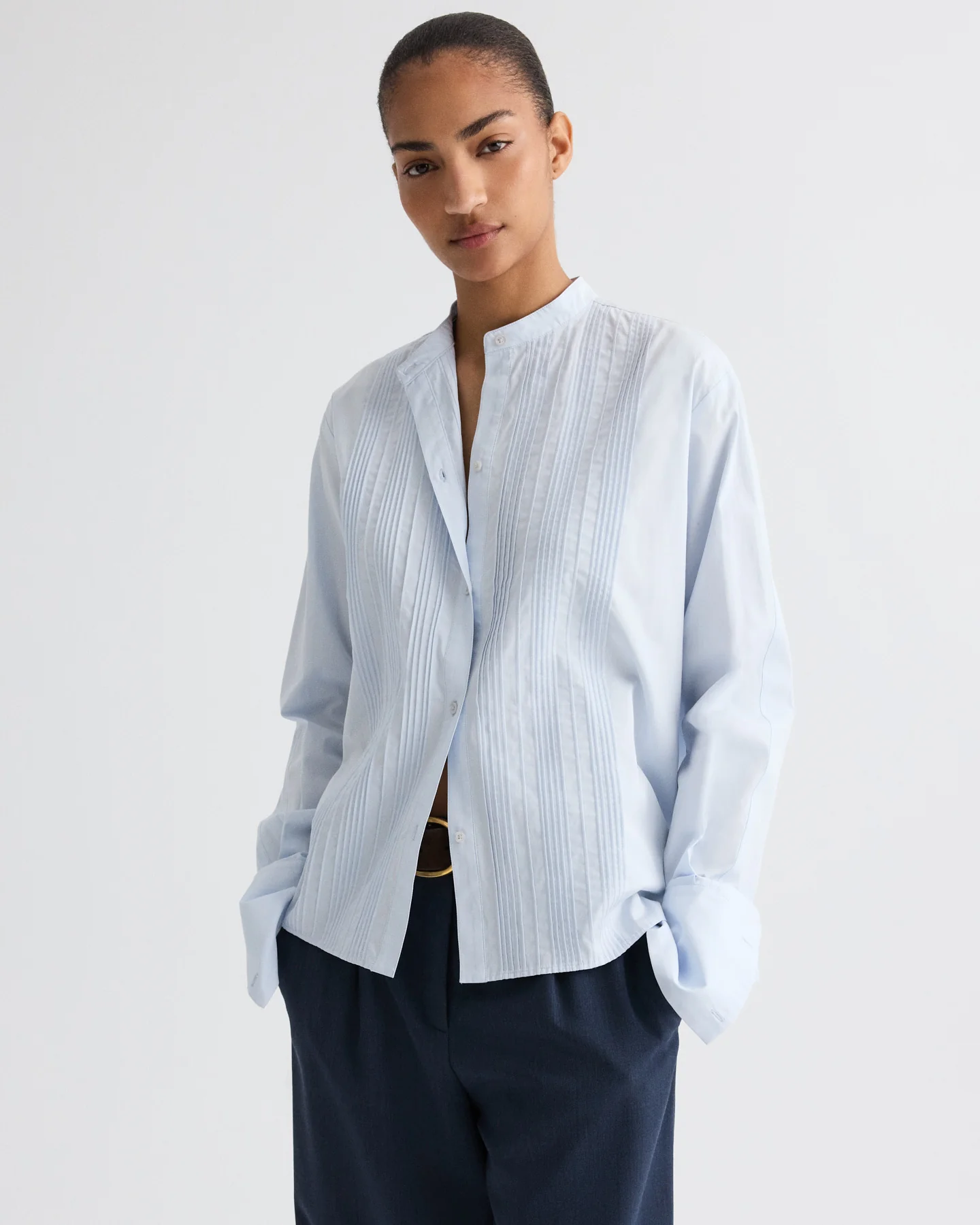 Painter Shirt in Compact Poplin