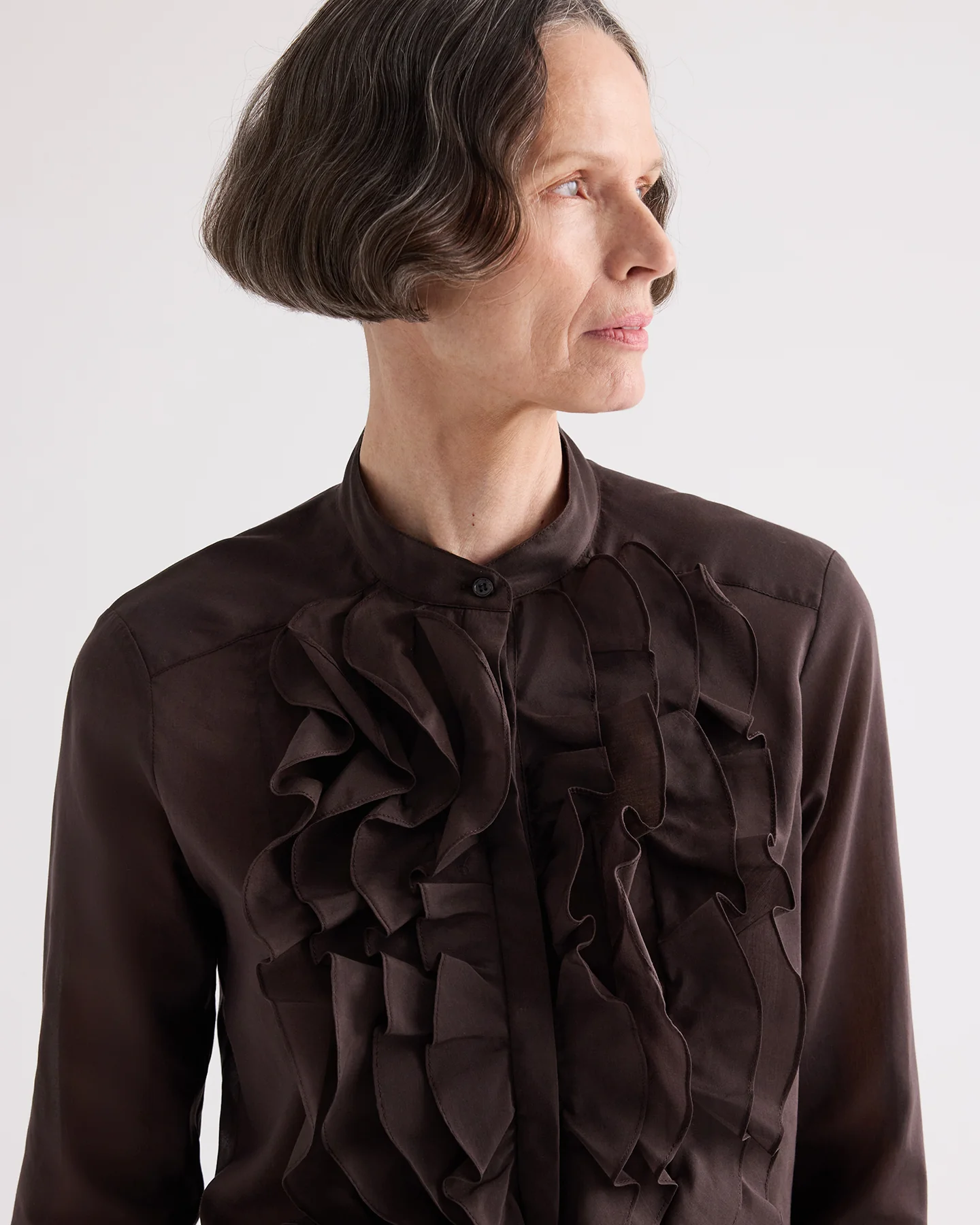 Patti Top in Cotton Silk Organza - Image 4