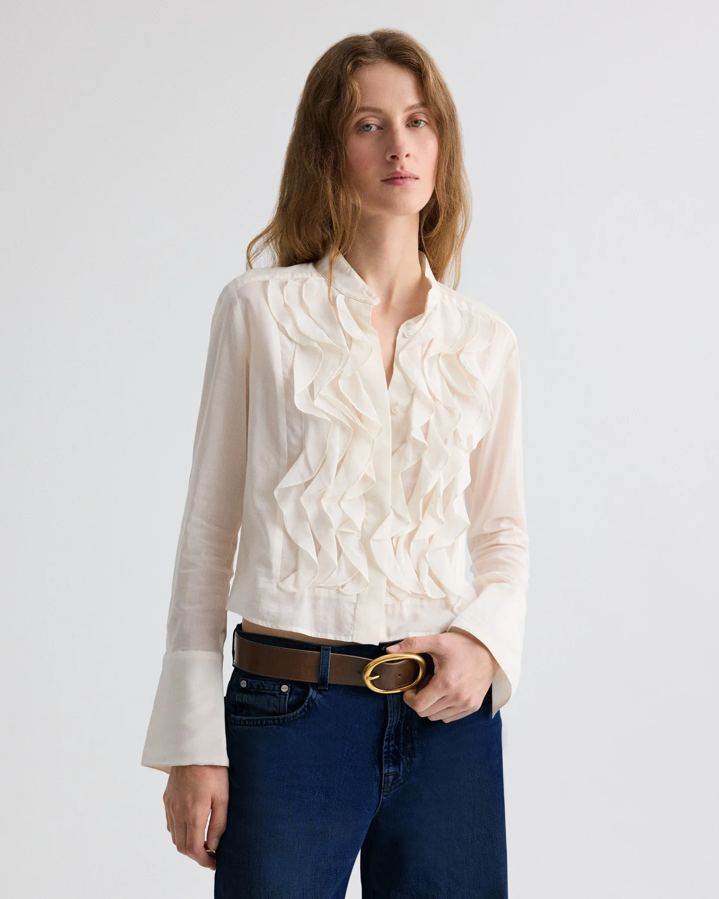 Patti Top in Cotton Silk Organza