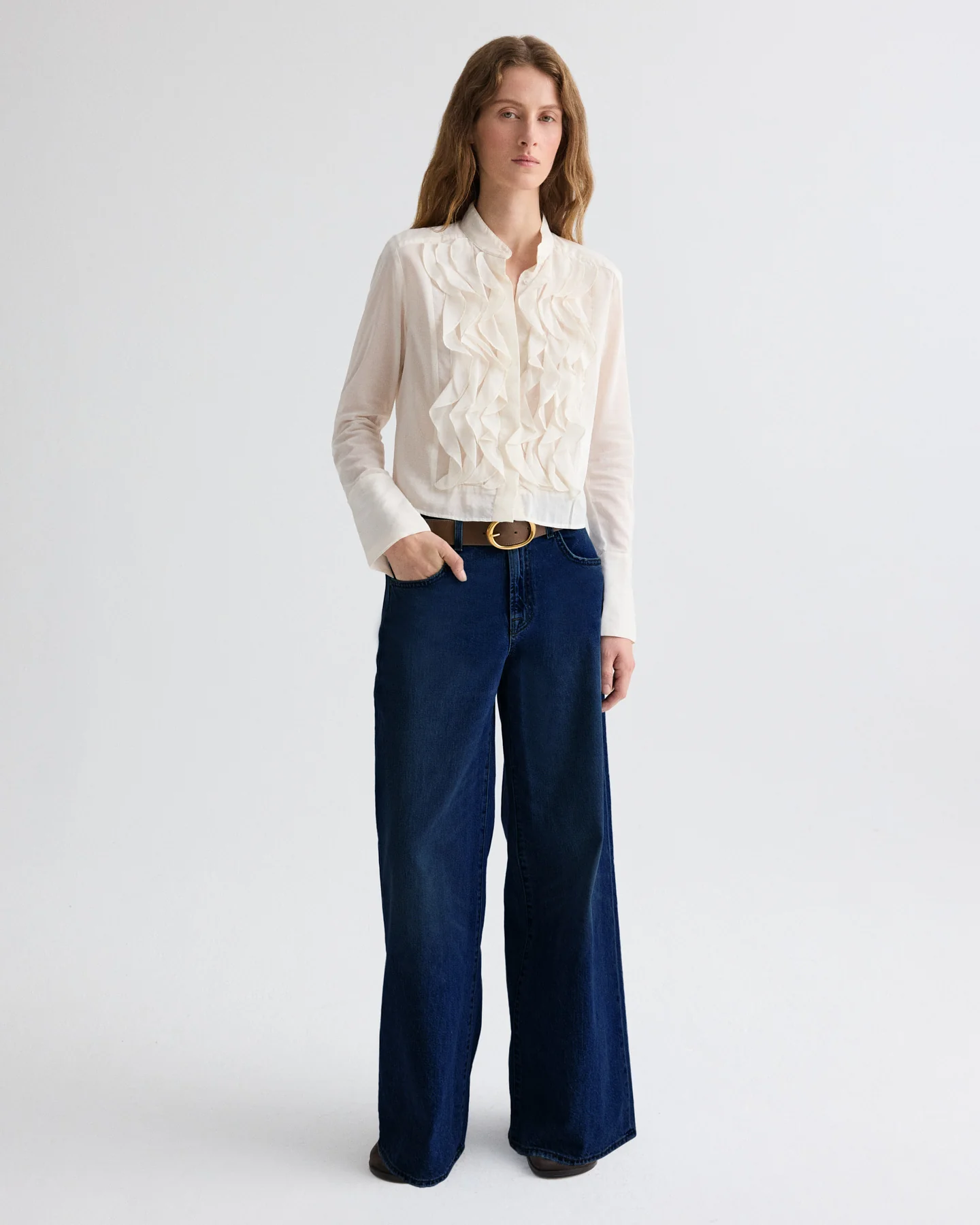 Patti Top in Cotton Silk Organza - Image 3
