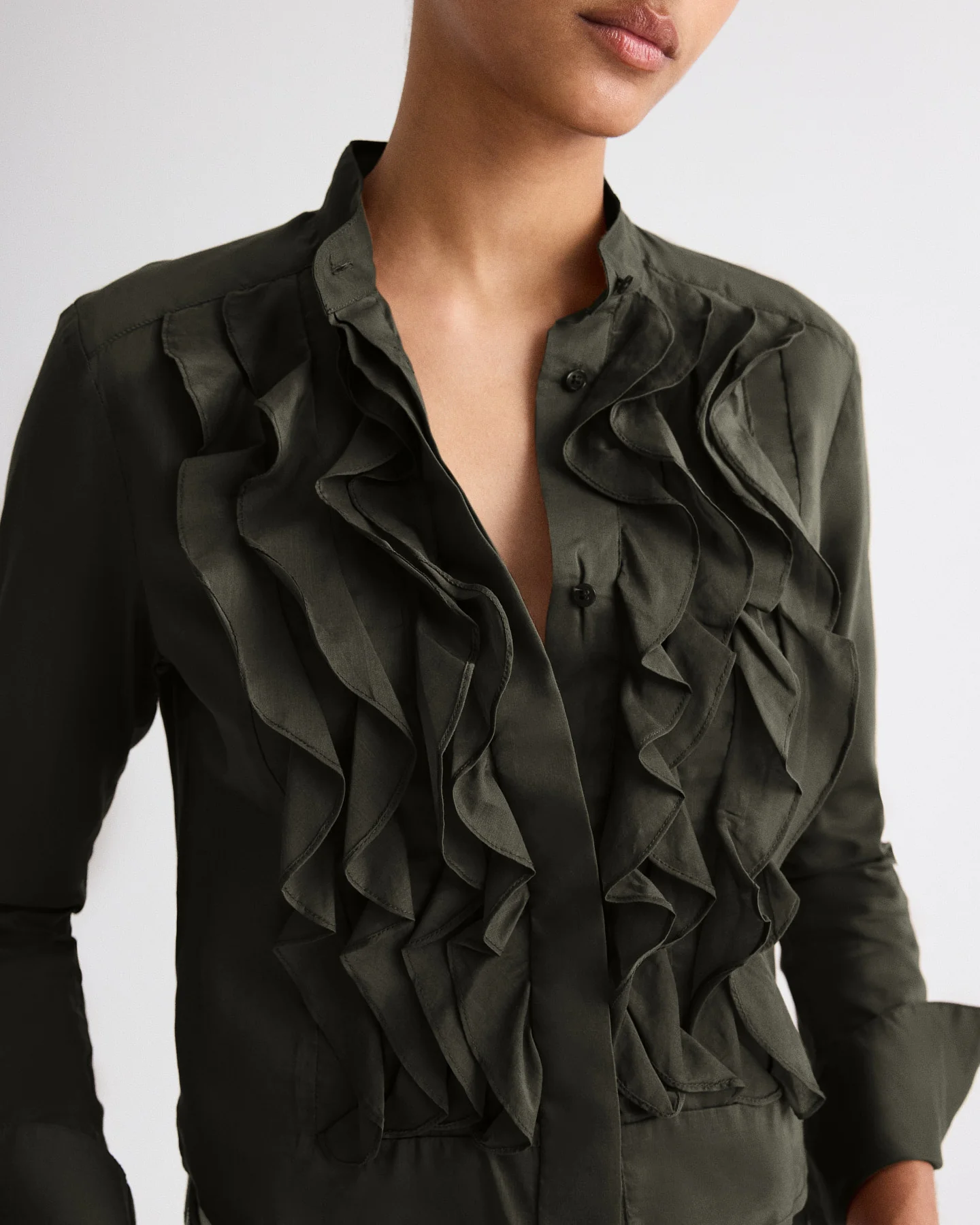 Patti Top in Cotton Silk Organza - Image 4