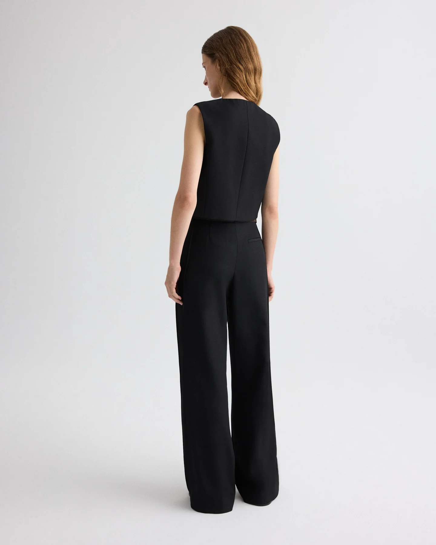 Perry Vest in Compact Tux Suiting - Image 5