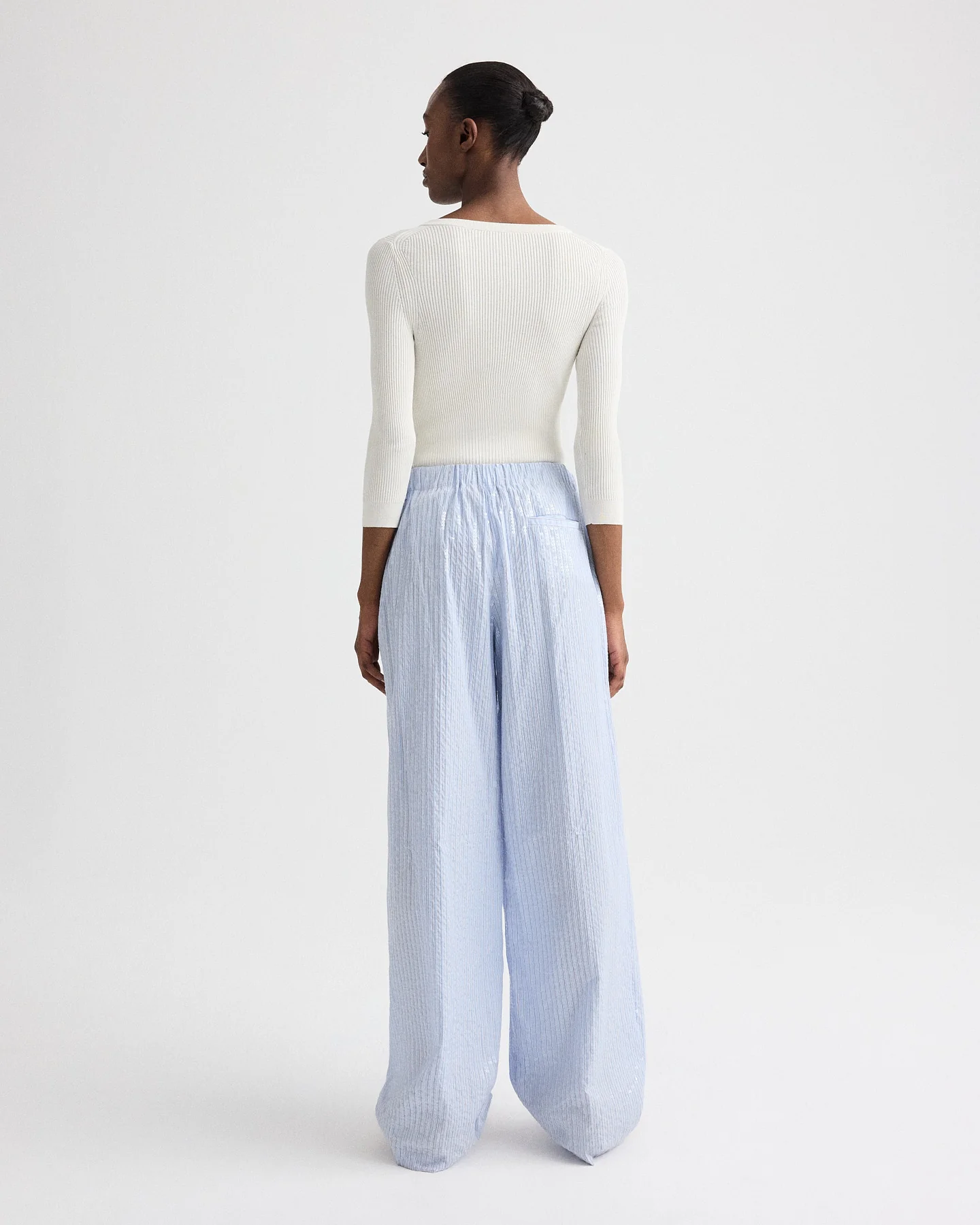 PJ Pant in Micro Triple Stripe - Image 5