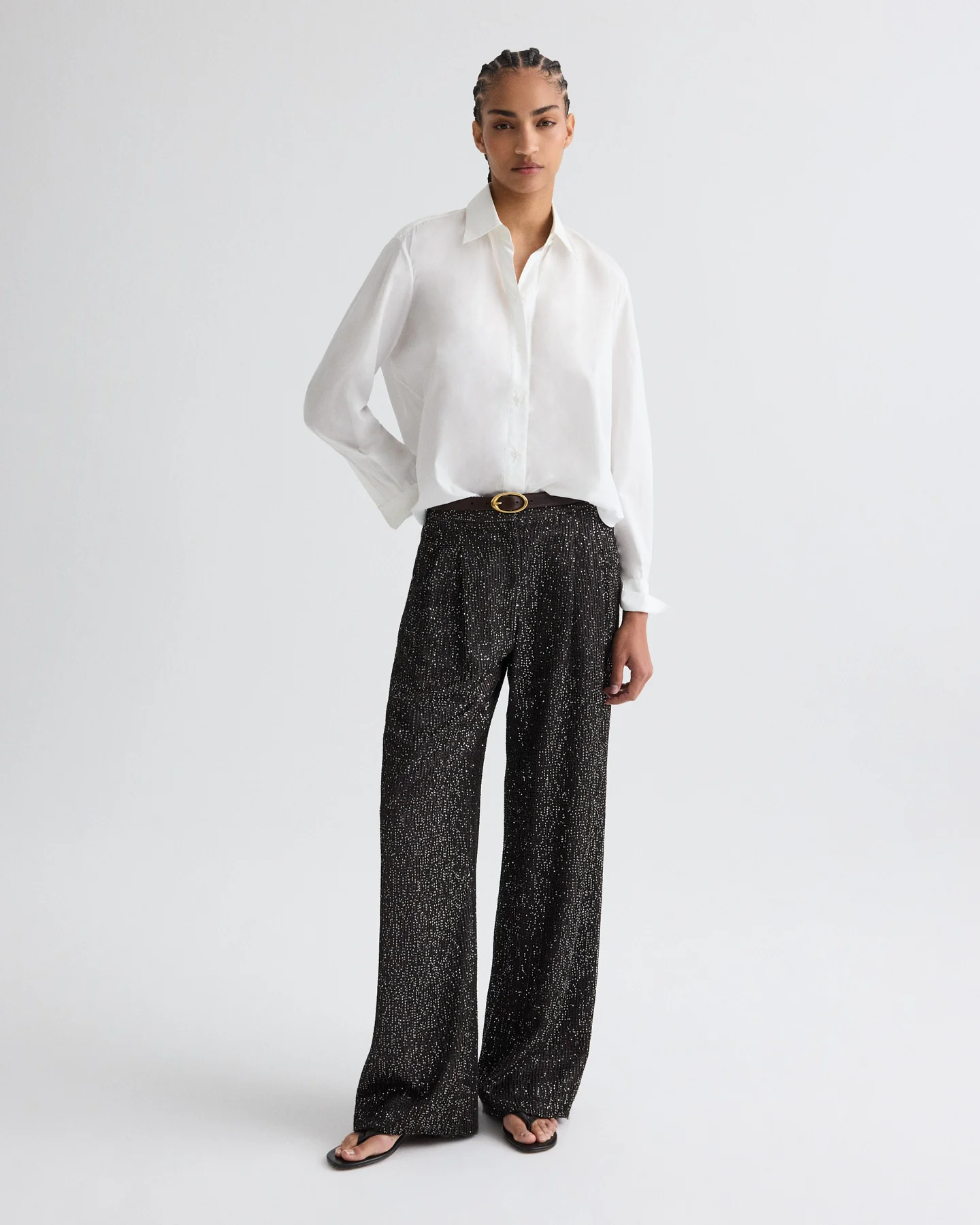 Possetti Top in Superfine Cotton Shirting - Image 3