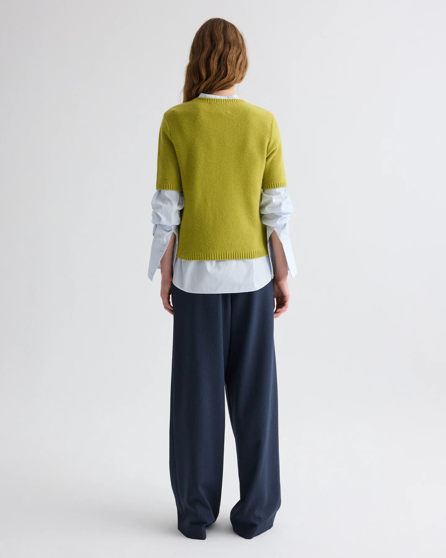 Seed Stitch Audrey Sweater in Cashmere - Image 5