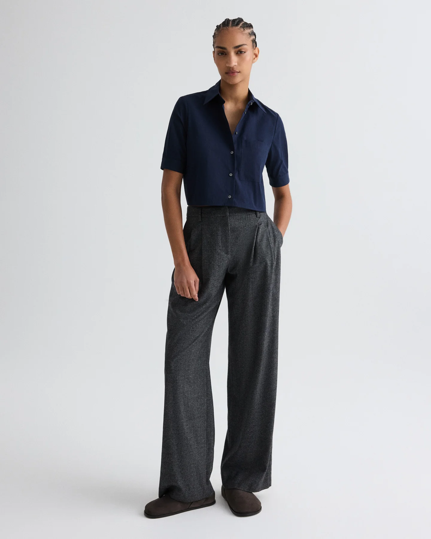 Short Lived Shirt in Vintage Washed Poplin - Image 3