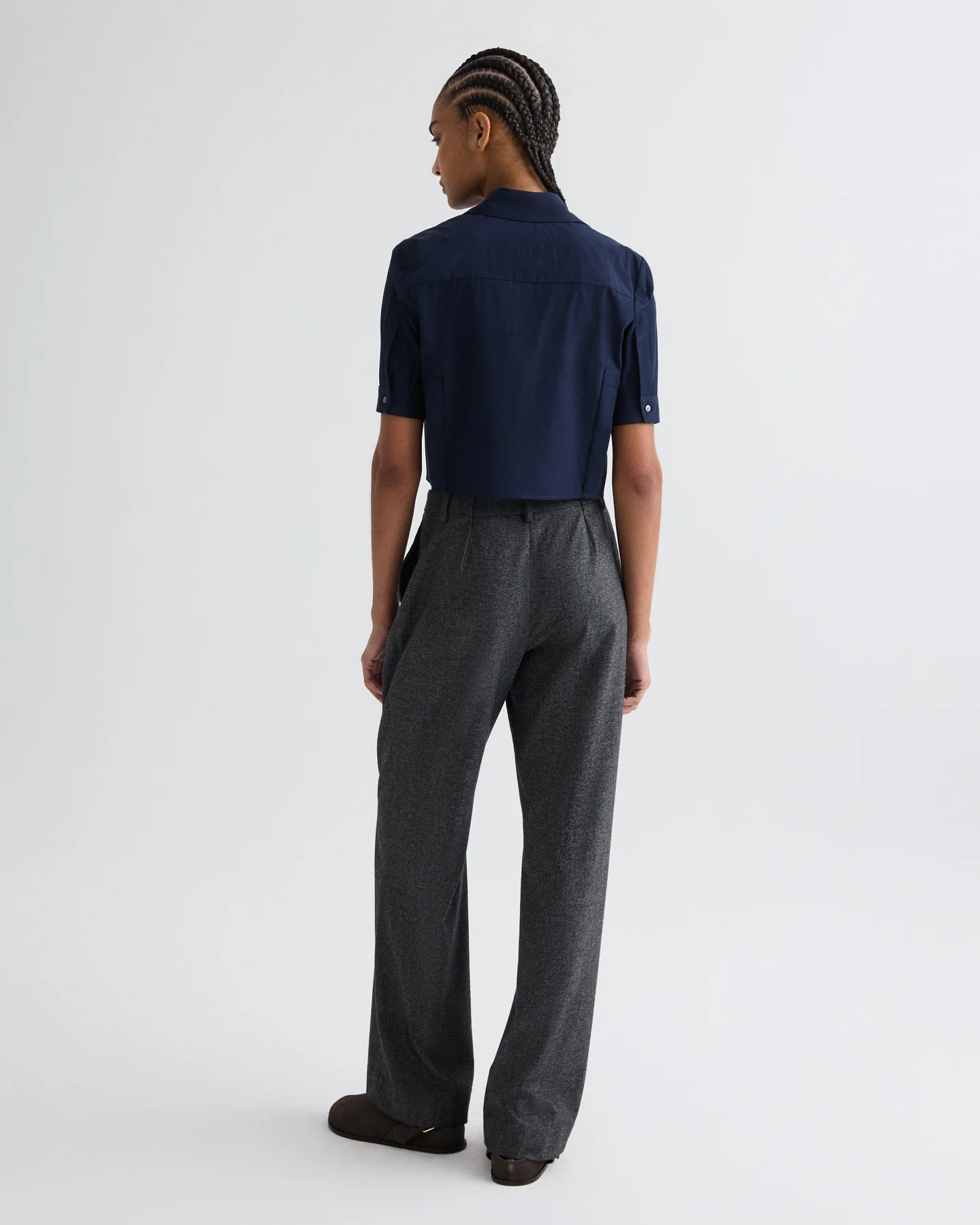 Short Lived Shirt in Vintage Washed Poplin - Image 5