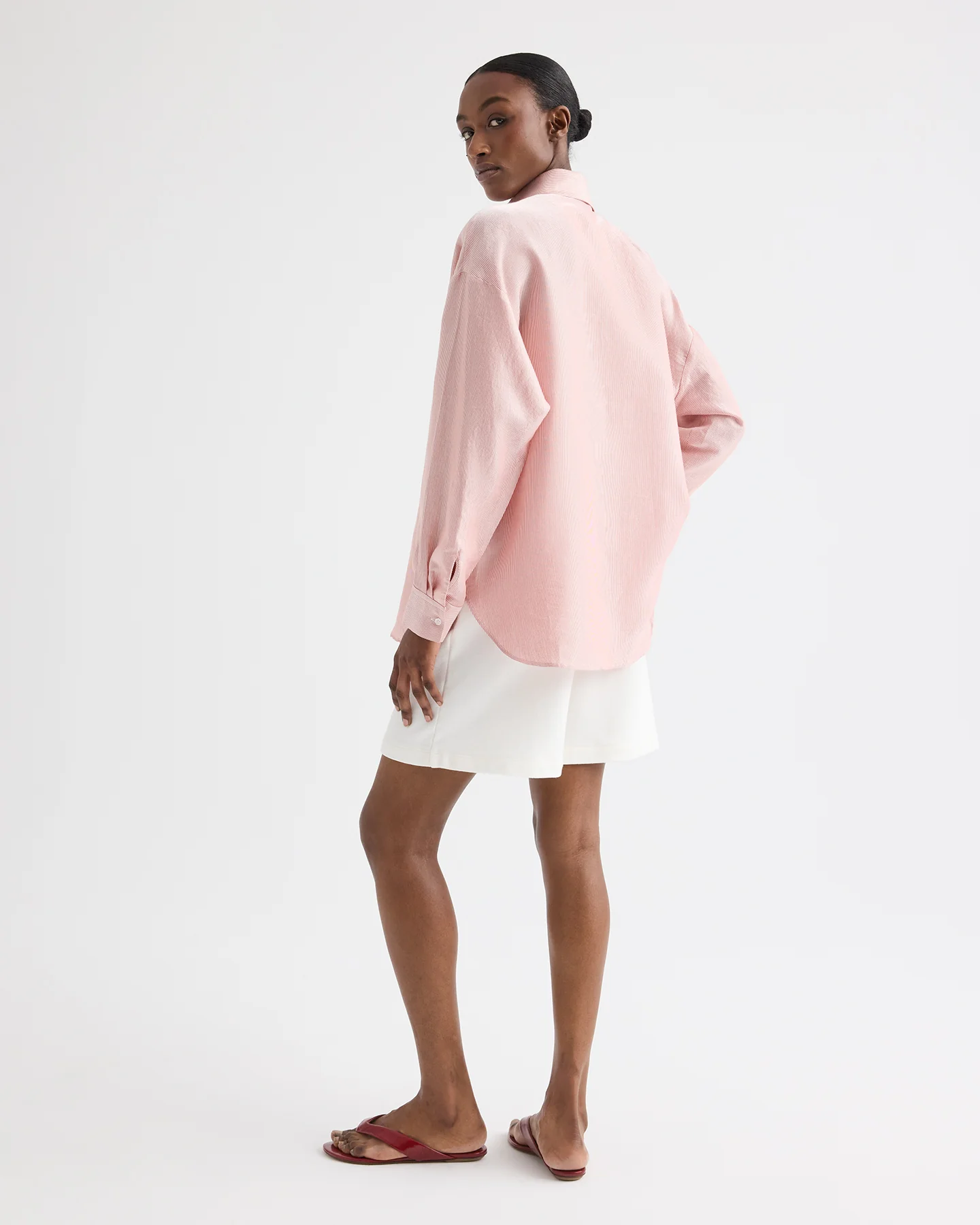 Something Borrowed Shirt in Cotton Stripes - Image 6