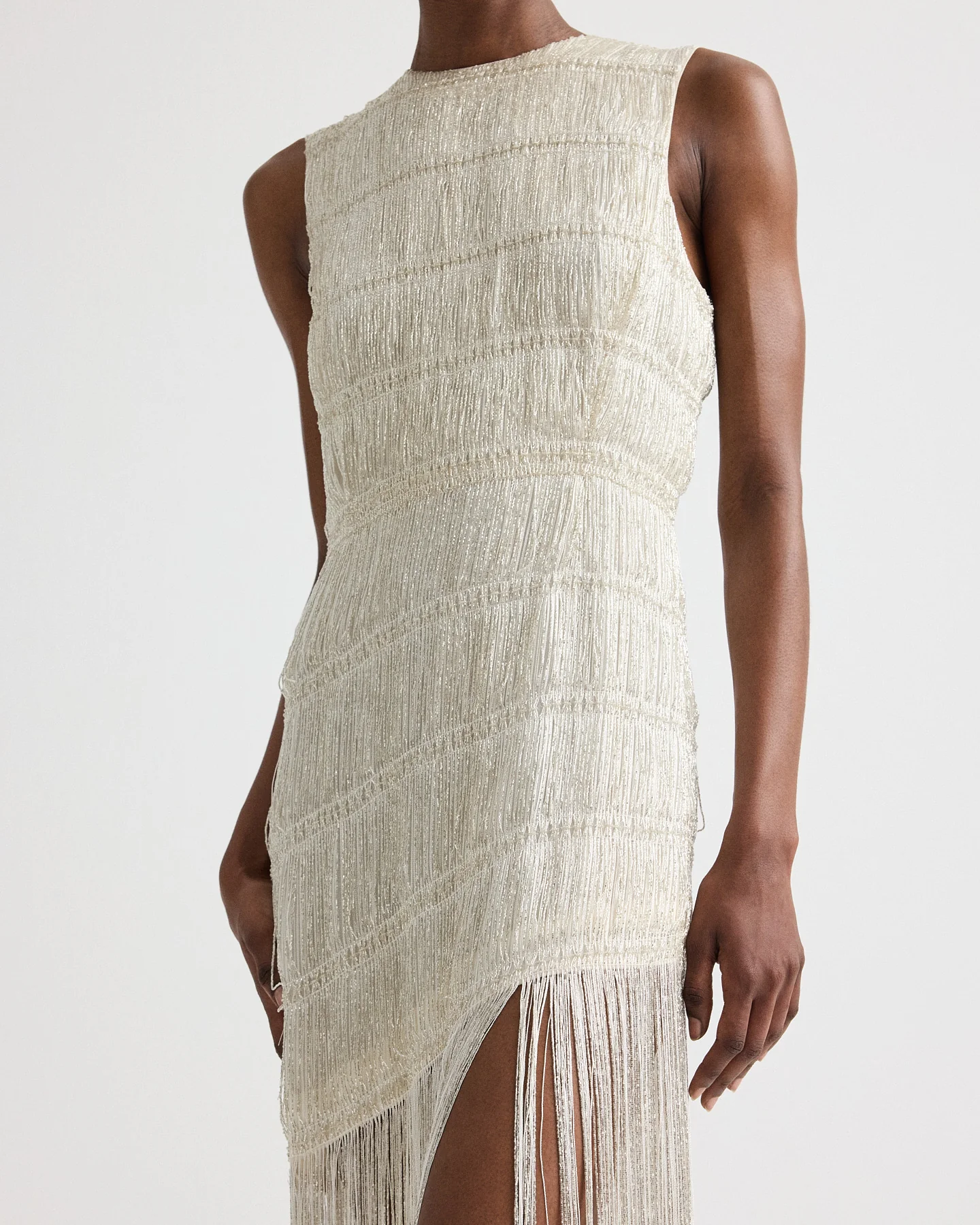 Stairway to Heaven Dress in Knotted Silk Thread - Image 3