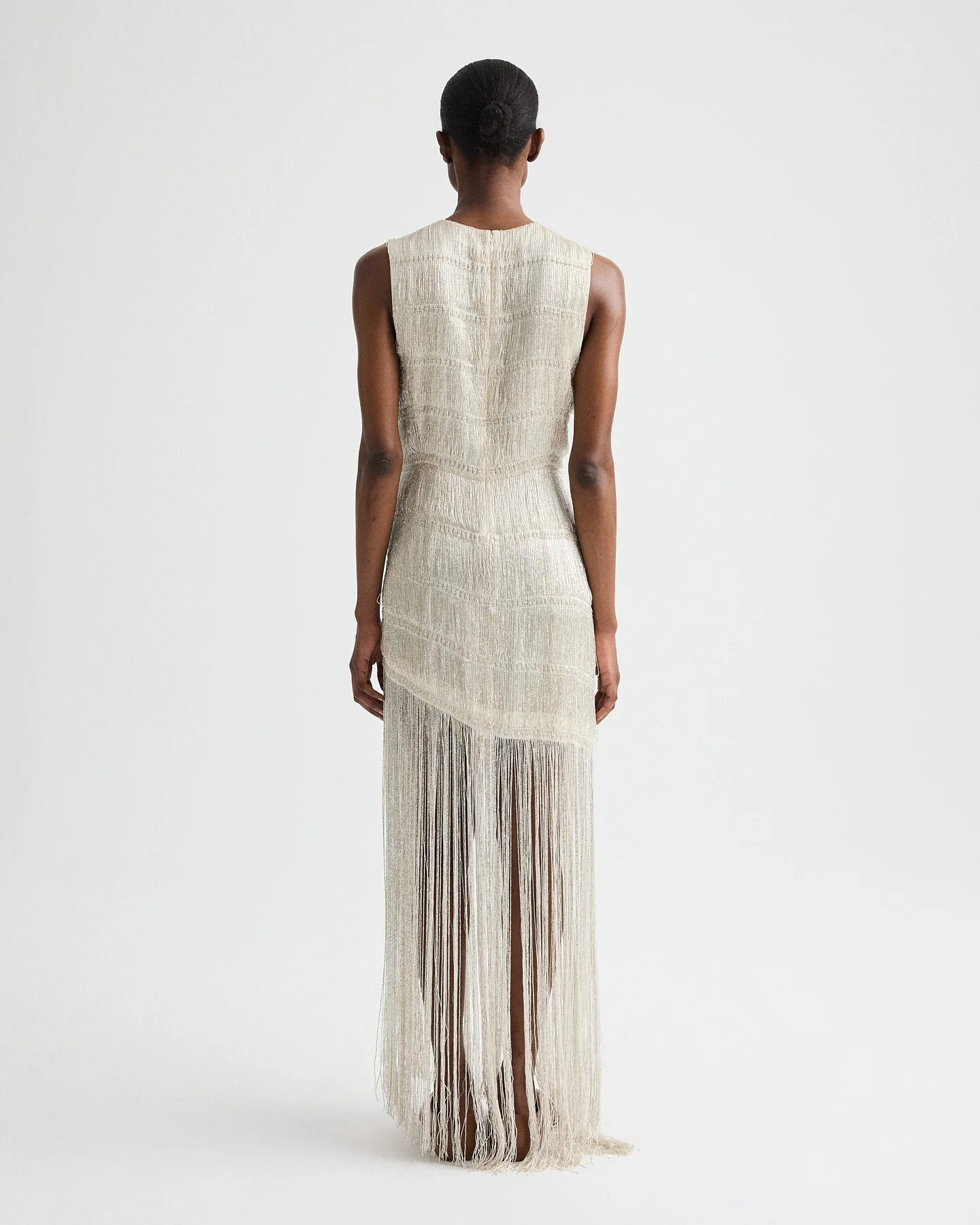 Stairway to Heaven Dress in Knotted Silk Thread - Image 5