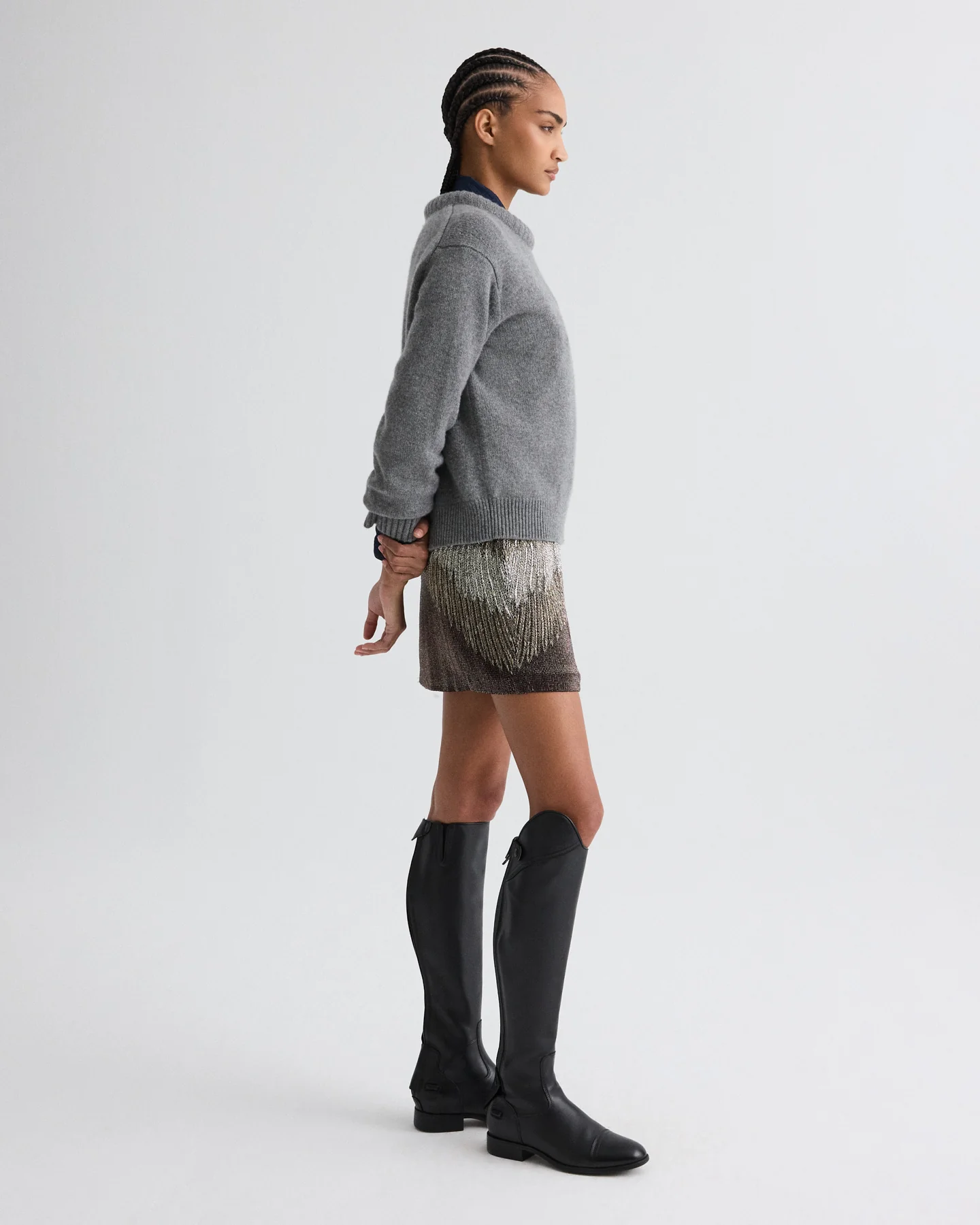 Stevie Sweater in Italian Cashmere - Image 4