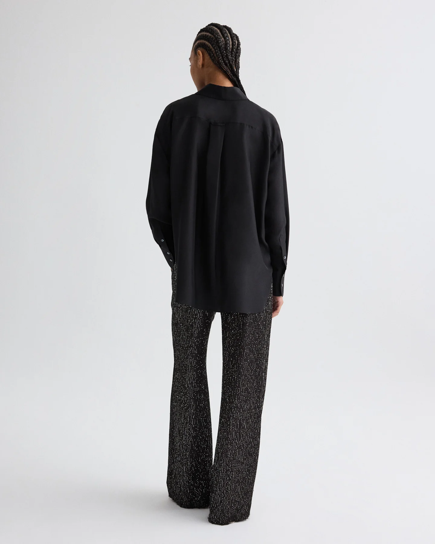 Sulli Pant in Mini Sequin Netting - Image 5