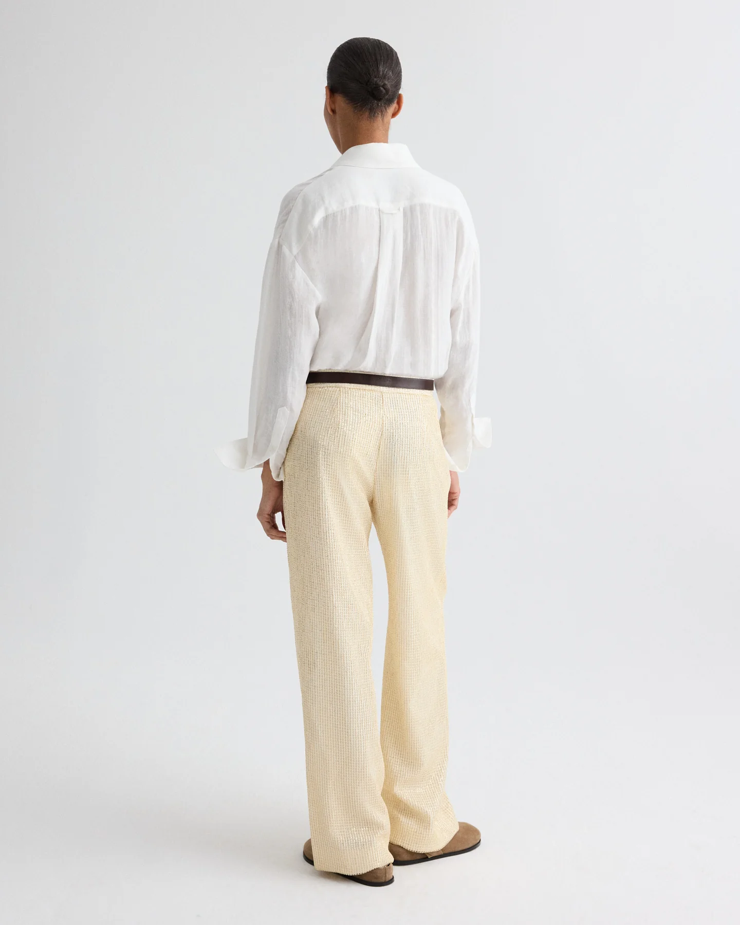 Sulli Pant in Mini Sequin Netting - Image 5