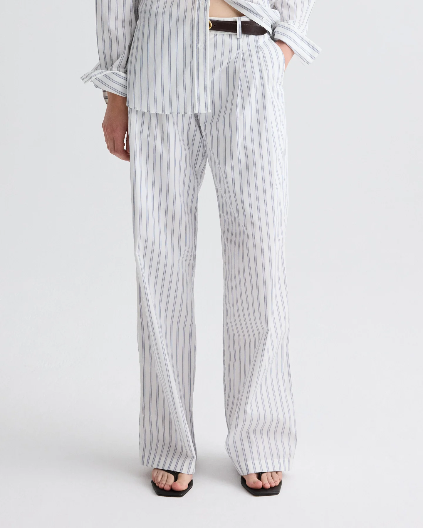 Sulli Pant in Hairline Stripe - Image 3
