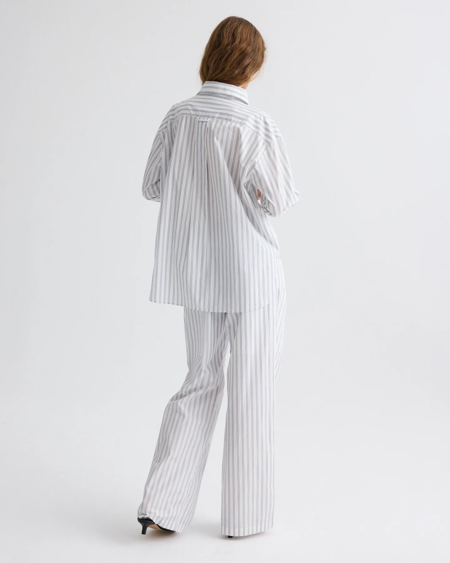 Sulli Pant in Hairline Stripe - Image 5