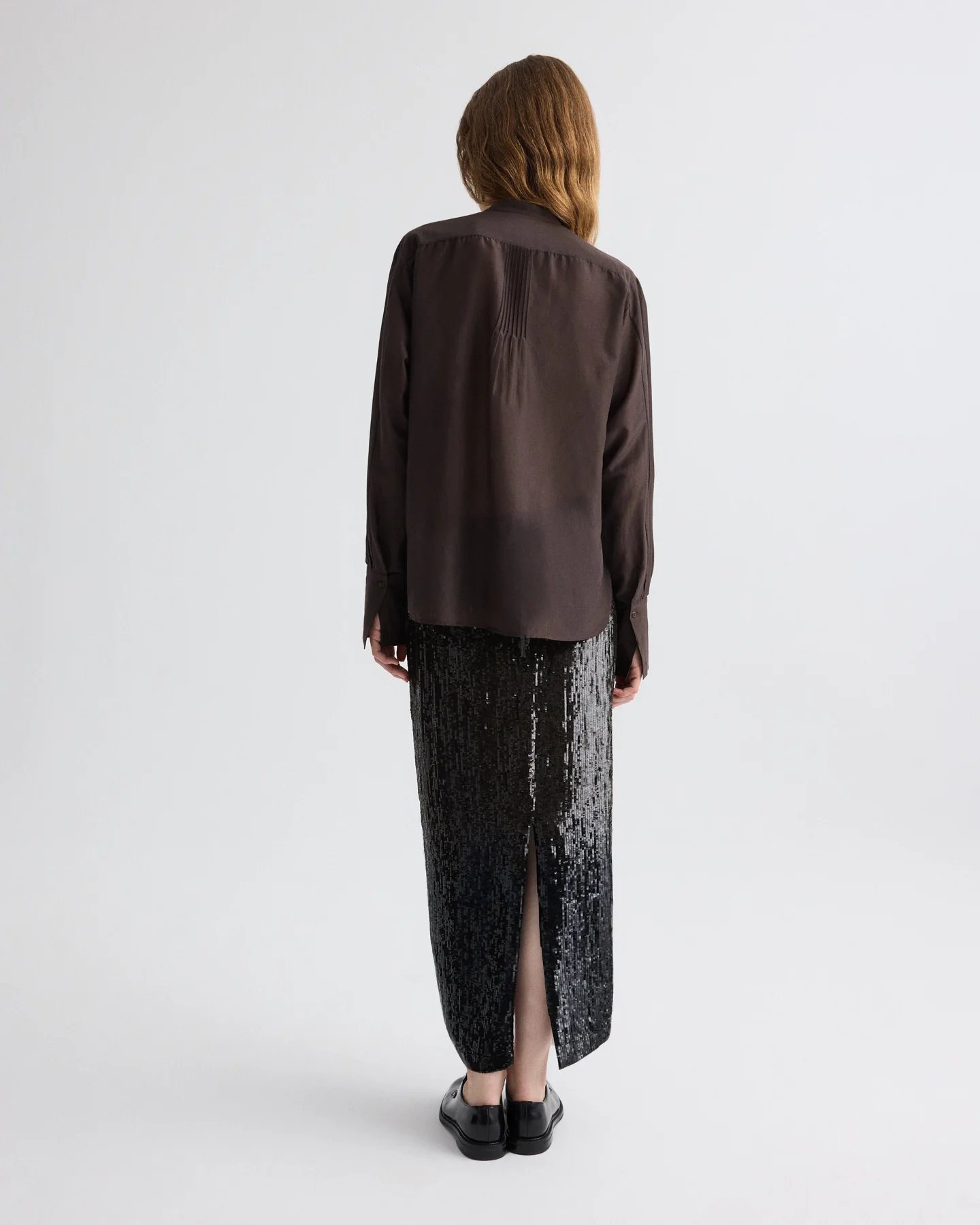 Sylkie Skirt in Fishscale Sequins - Image 5