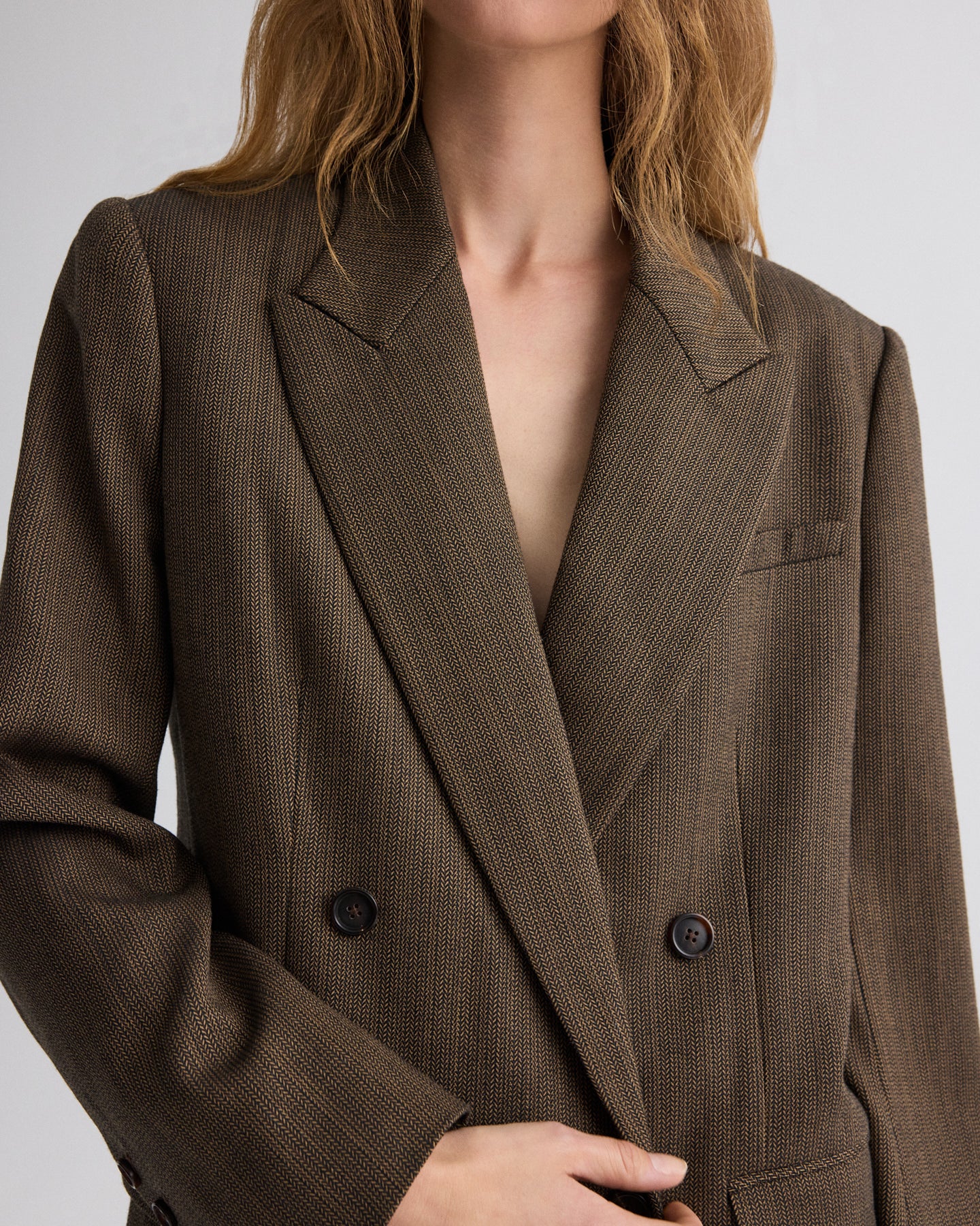 Harper Blazer in Stretch Wool - Image 3