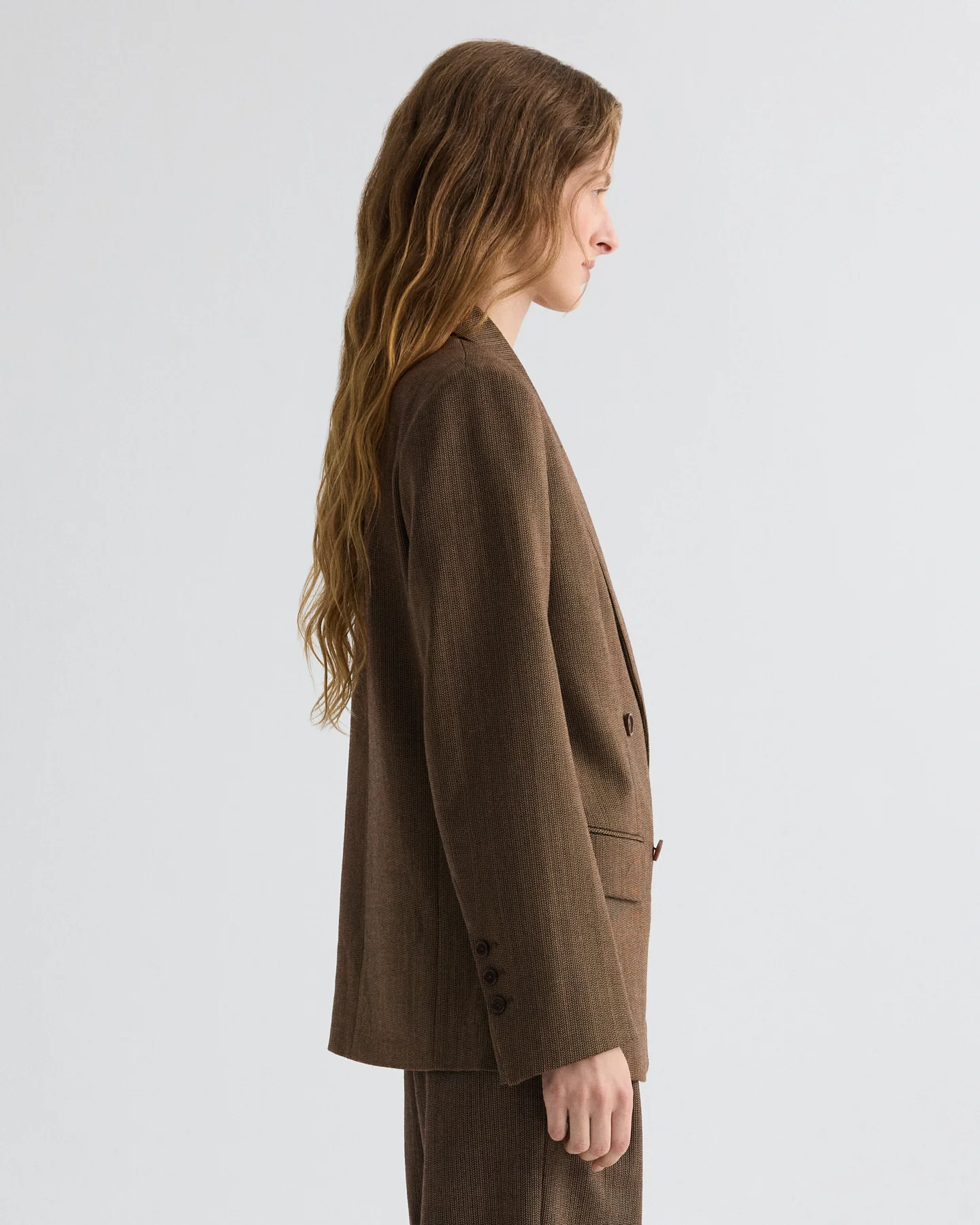 Harper Blazer in Stretch Wool - Image 4
