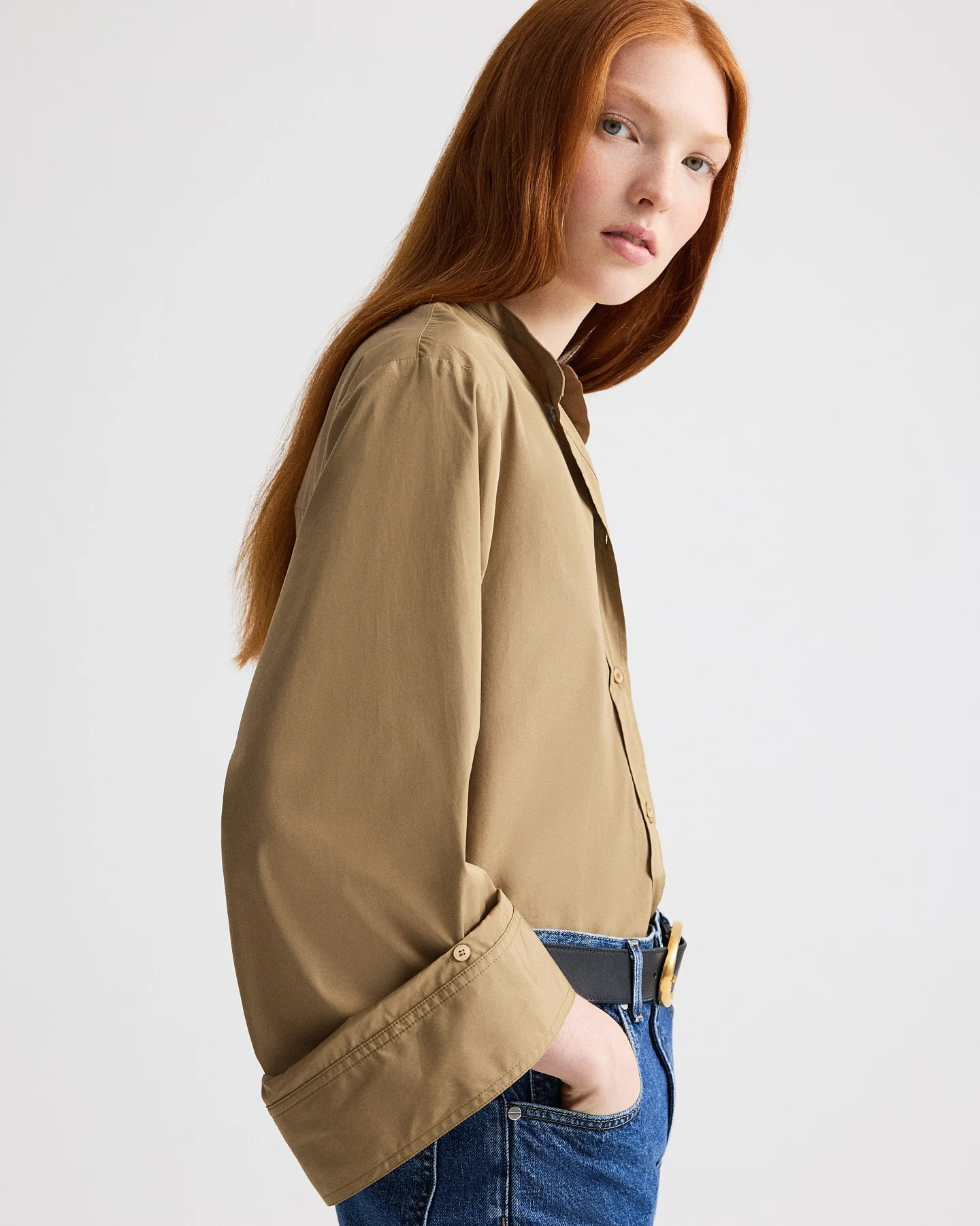 The Beau Shirt in Cotton Shirting - Image 2