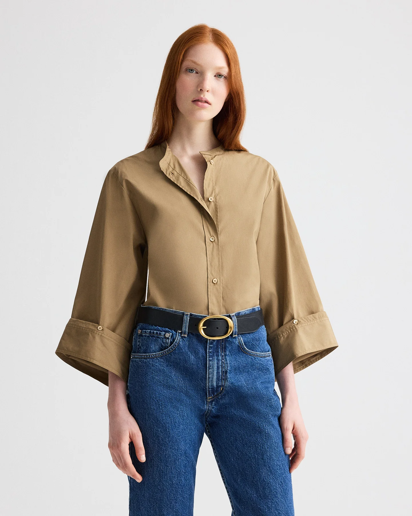 The Beau Shirt in Cotton Shirting - Image 3