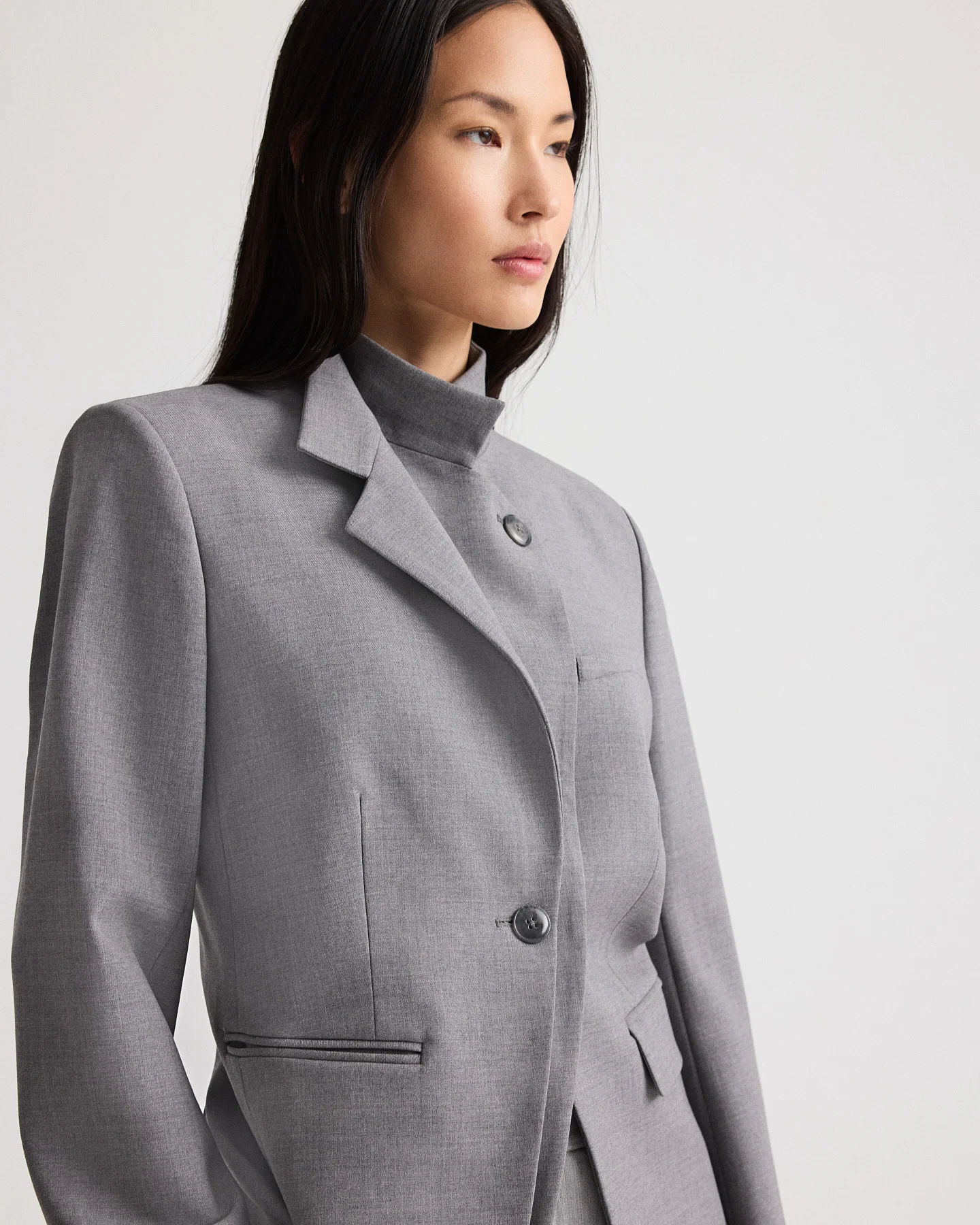 The Double Take Blazer in Soft Finish Stretch Wool - Image 3