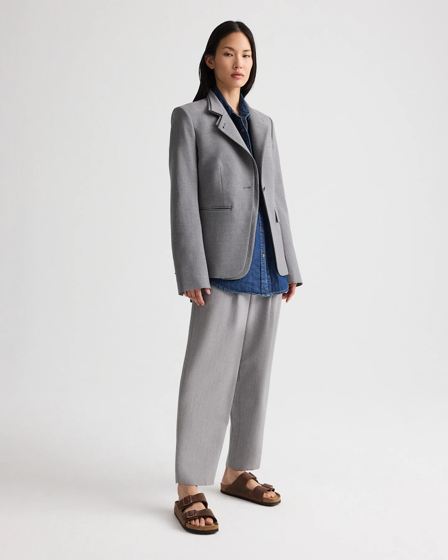 The Double Take Blazer in Soft Finish Stretch Wool - Image 4