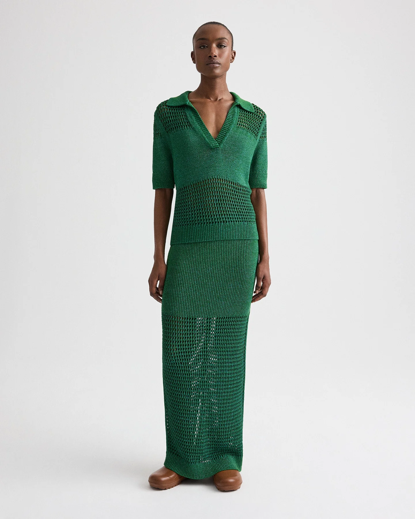 The Loophole Skirt in Silk Blend Yarn - Image 4