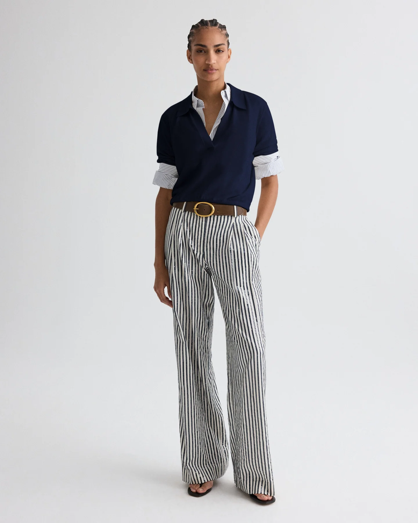 The Polo Sweater in Wool Silk - Image 4