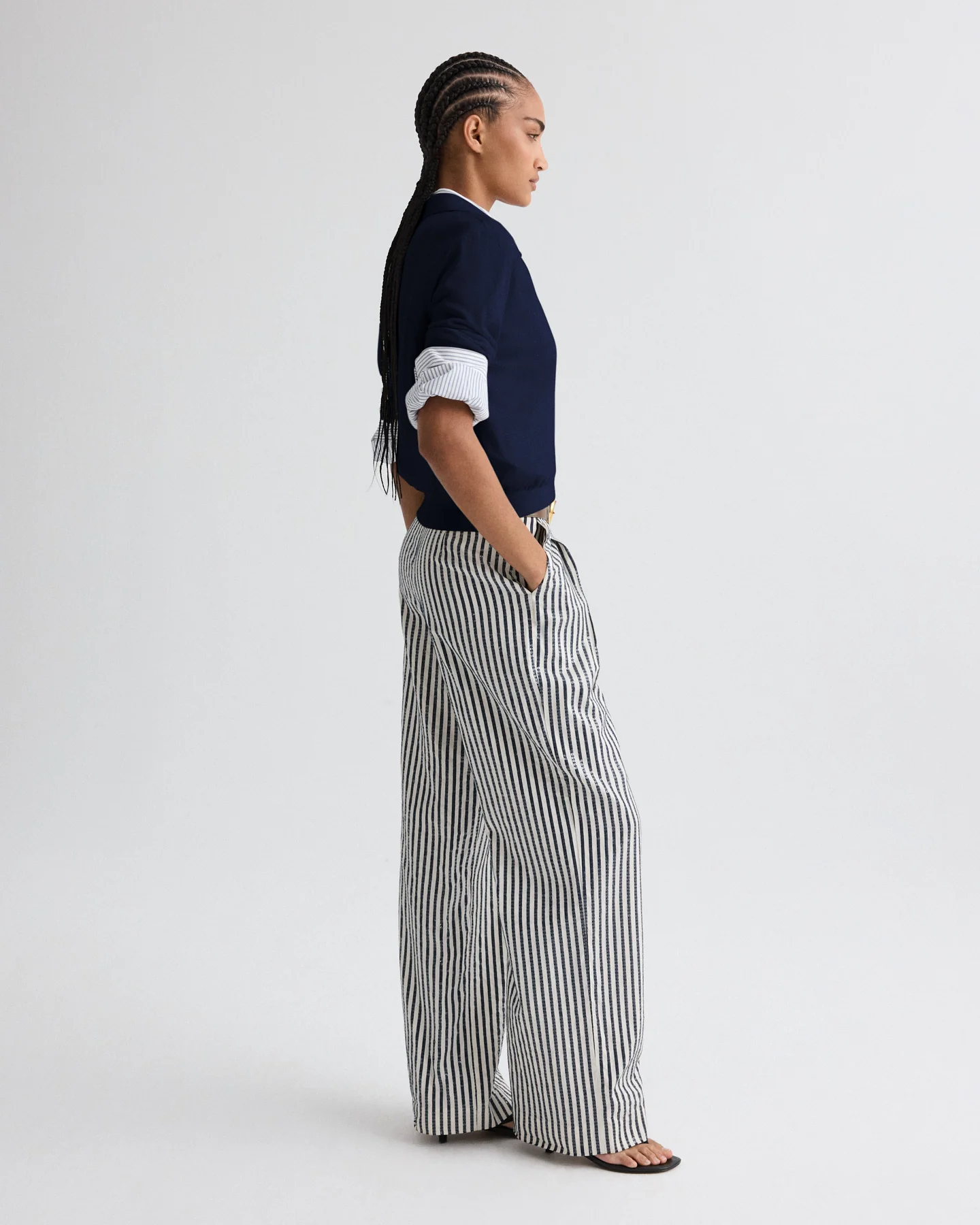 The Polo Sweater in Wool Silk - Image 5