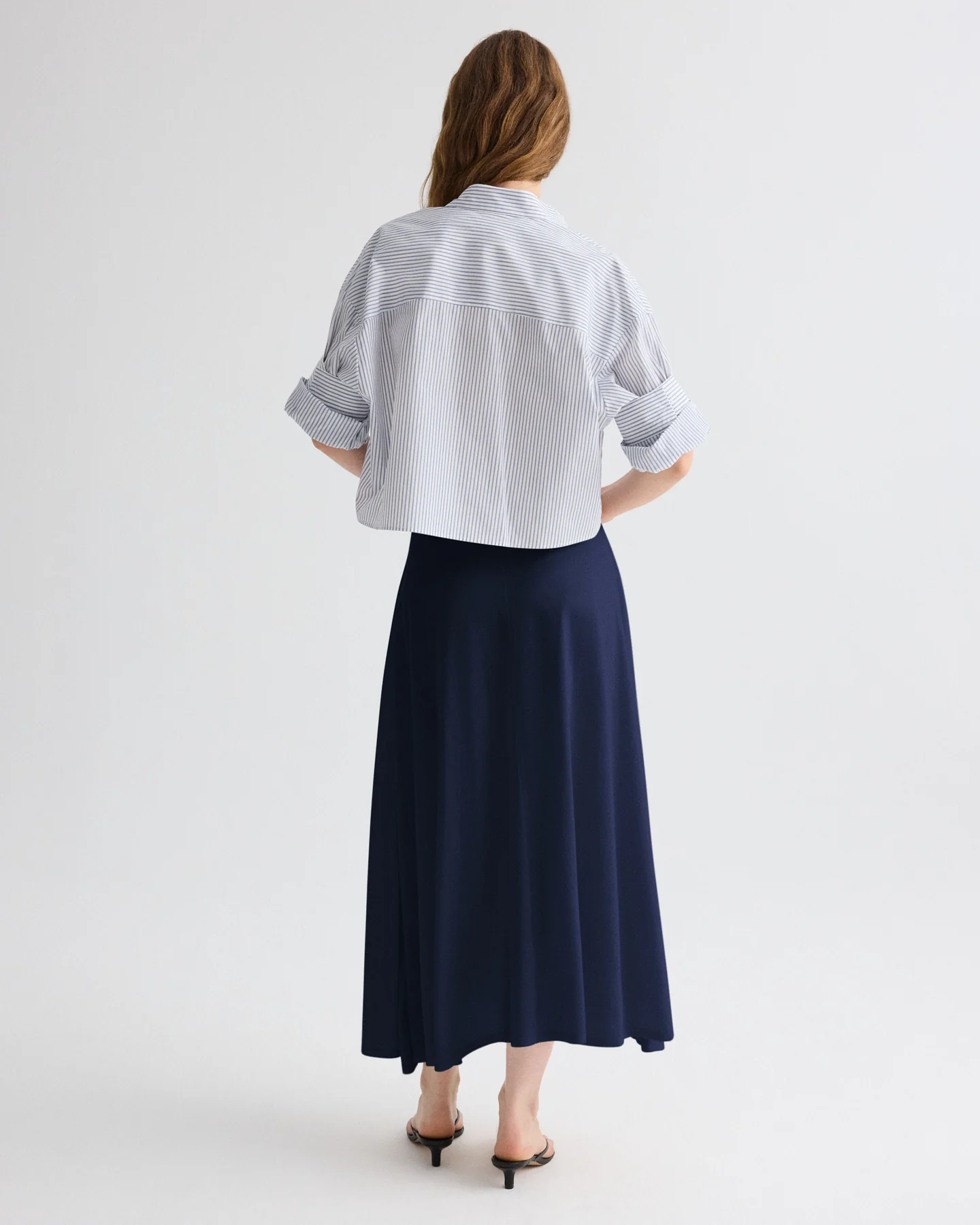 The Skirted One Skirt in Wool Silk - Image 6