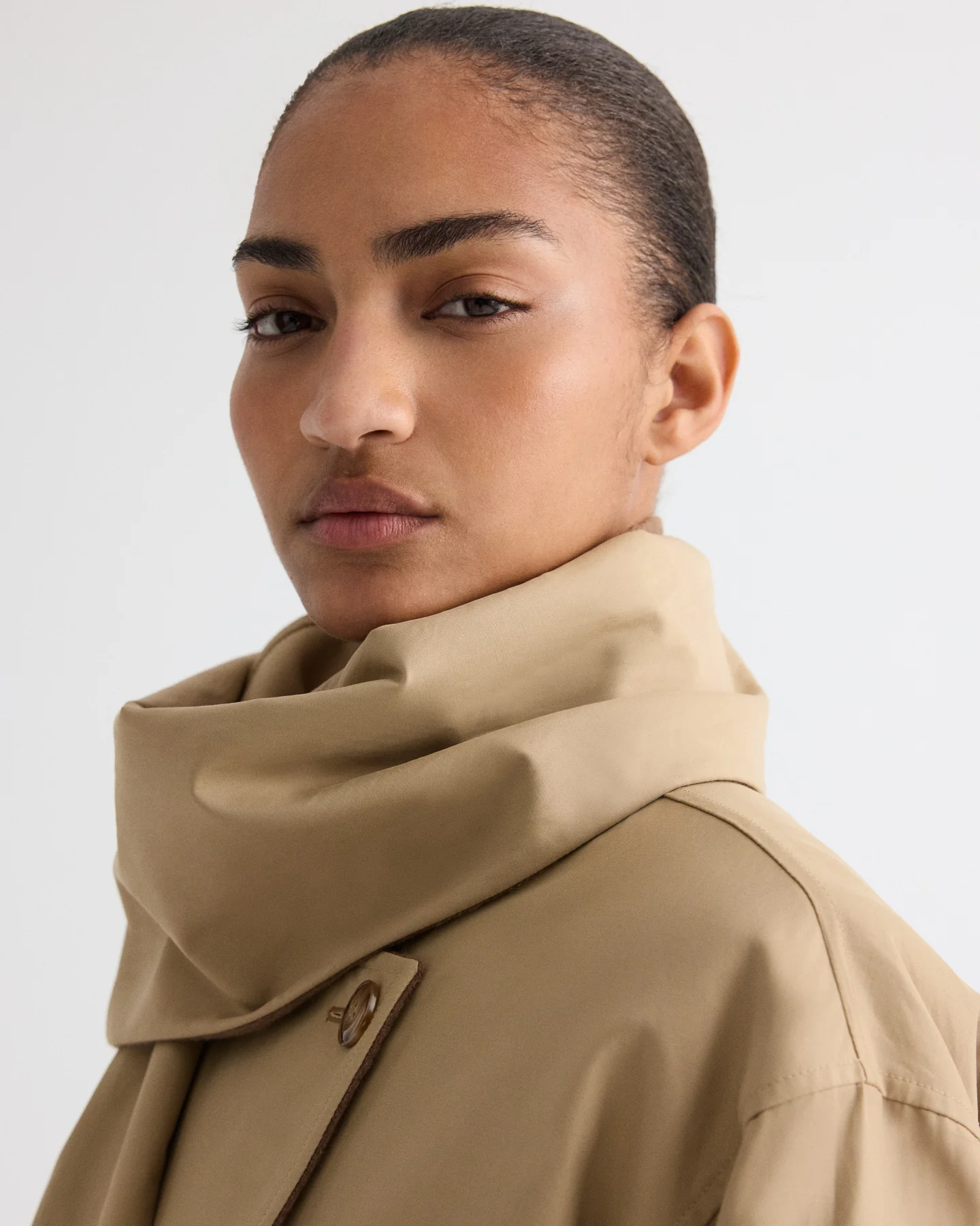 The Reversible Wrap Around Trench in Cashmere - Image 5