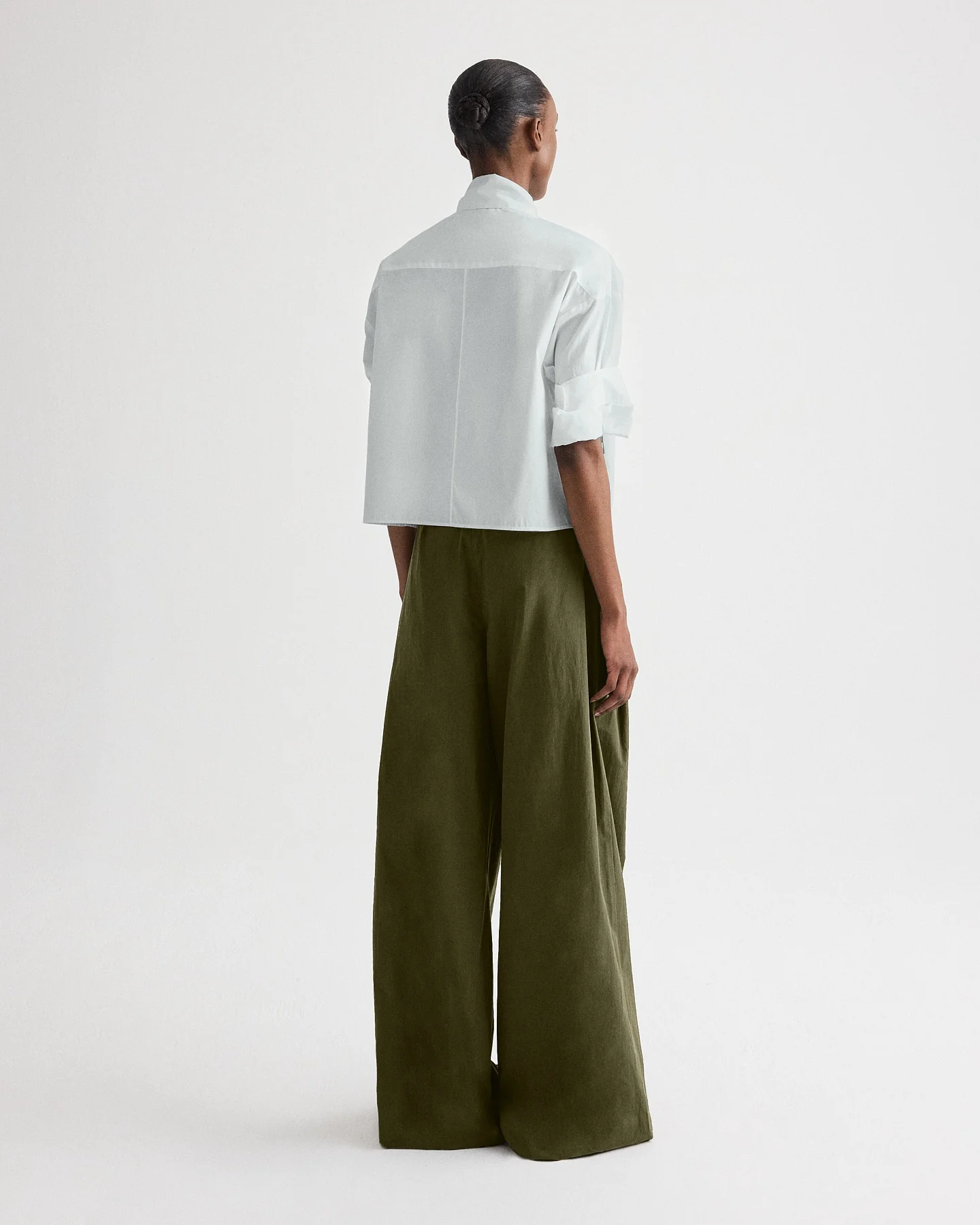 Tie One On Shirt in Vintage Washed Poplin - Image 4