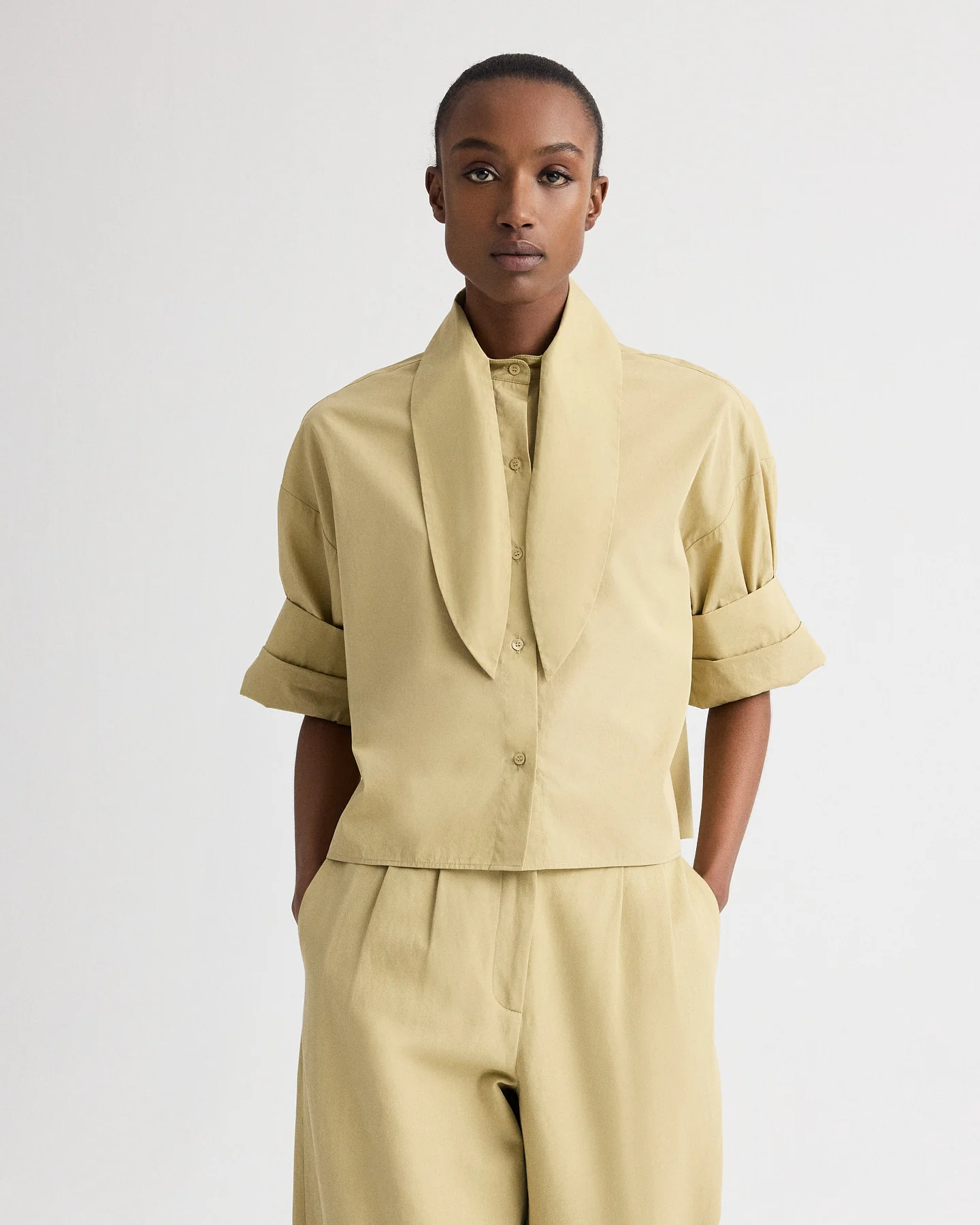 Tie One On Shirt in Superfine Cotton - Image 2