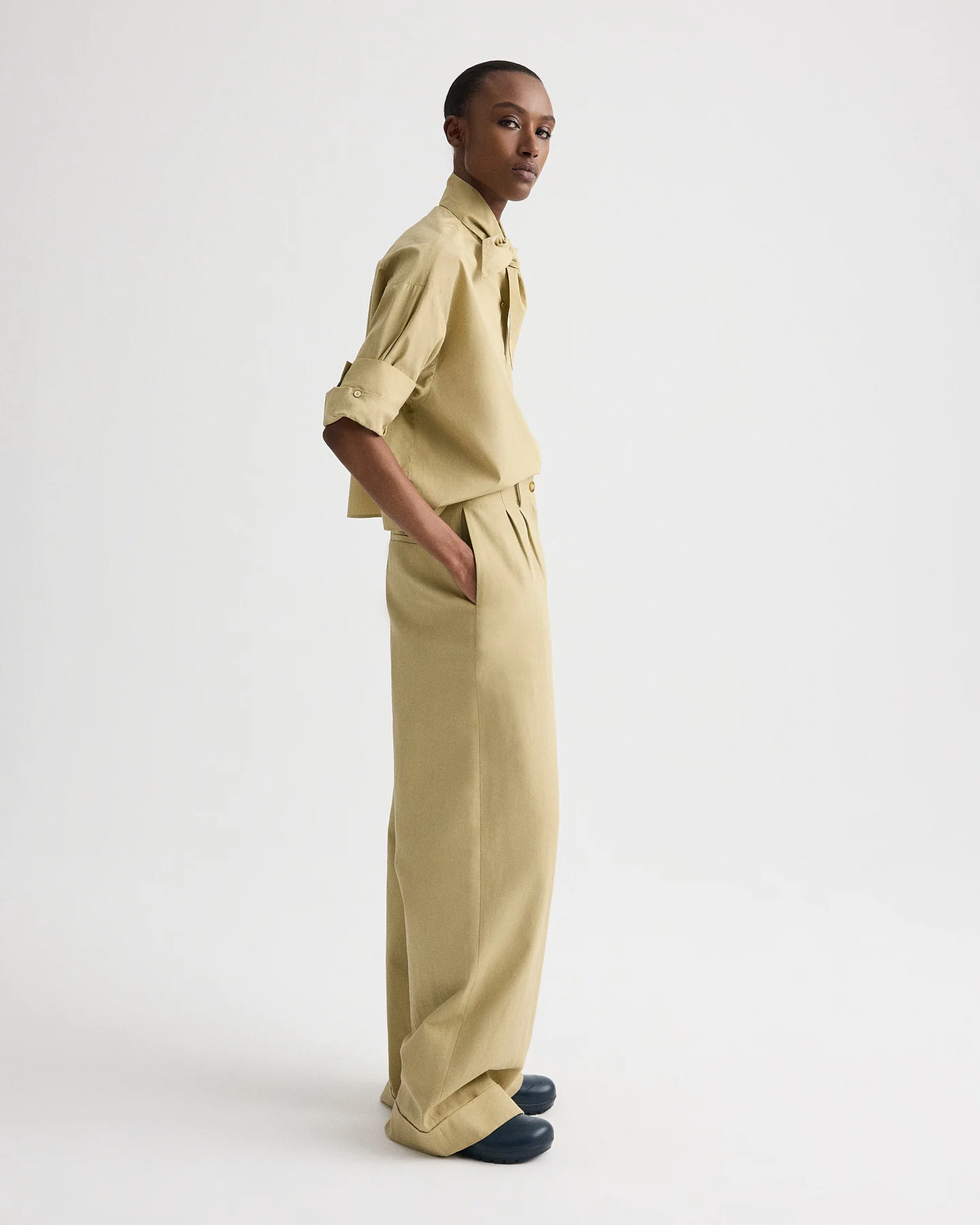 Tie One On Shirt in Superfine Cotton - Image 4