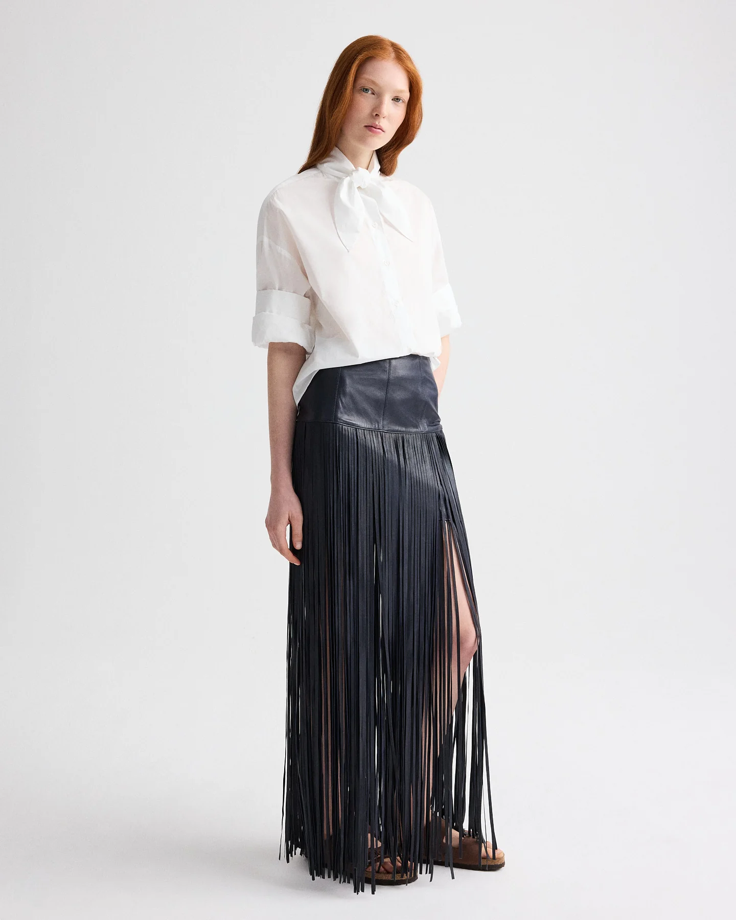 Tie One On Shirt in Superfine Cotton - Image 3