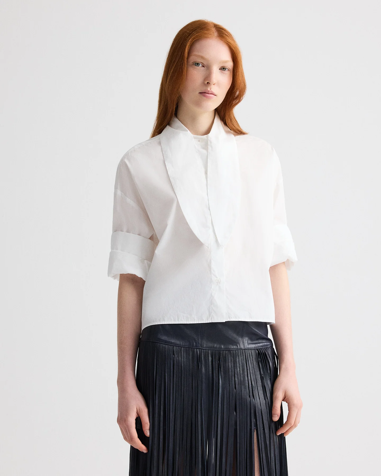 Tie One On Shirt in Superfine Cotton - Image 4