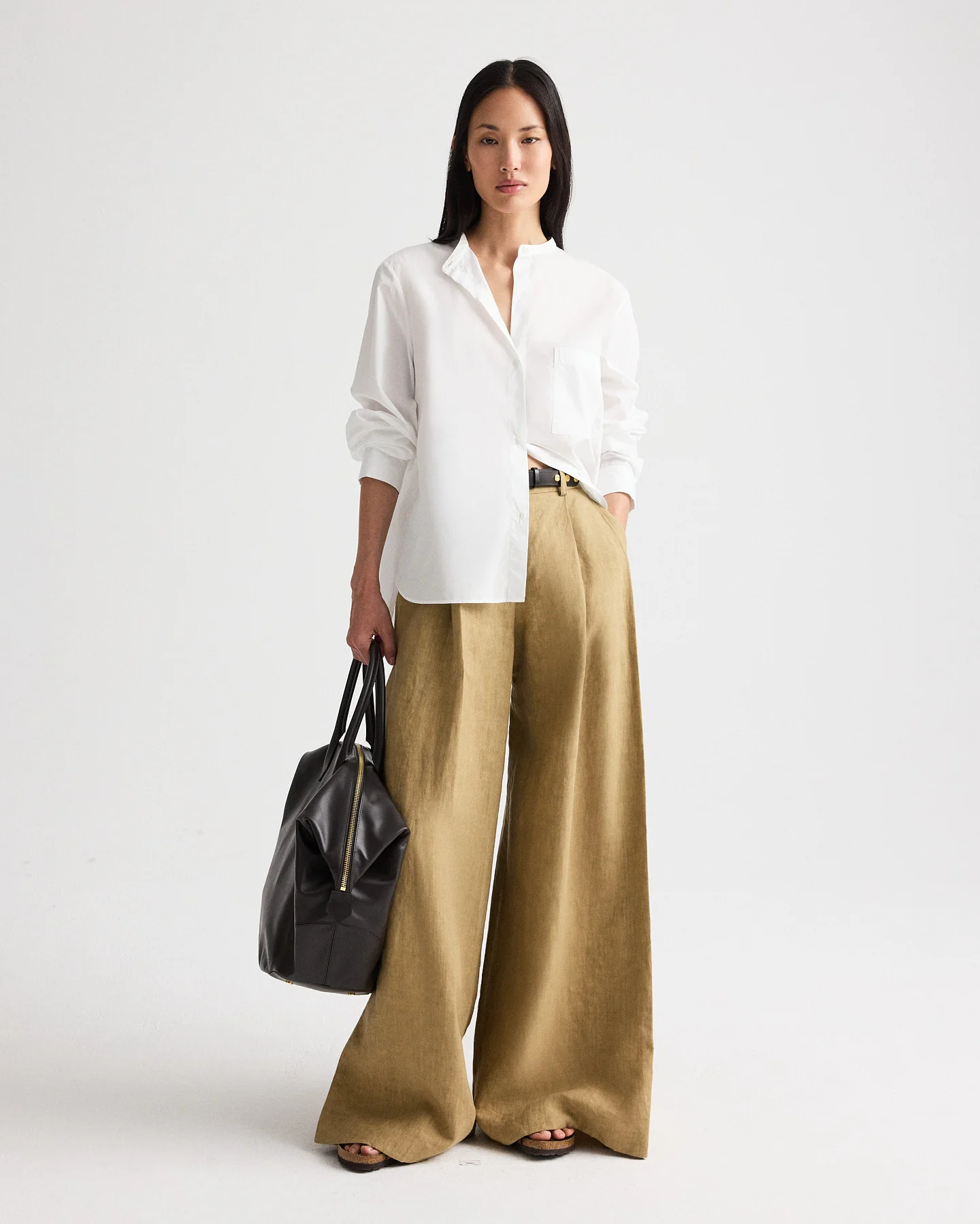 Tied Down Shirt in Superfine Cotton Shirting - Image 3
