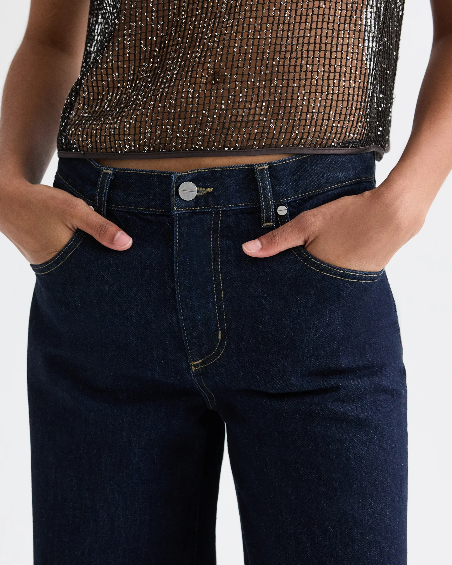 Tiny Dancer Jean in Denim - Image 4