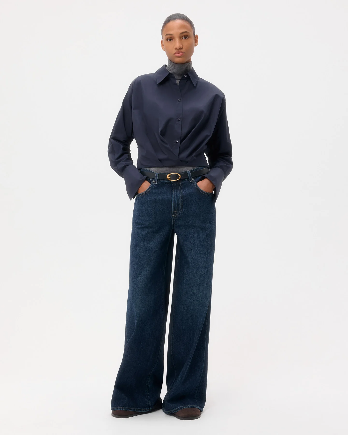 Tiny Dancer Jean in Dark Wash Denim - Image 3